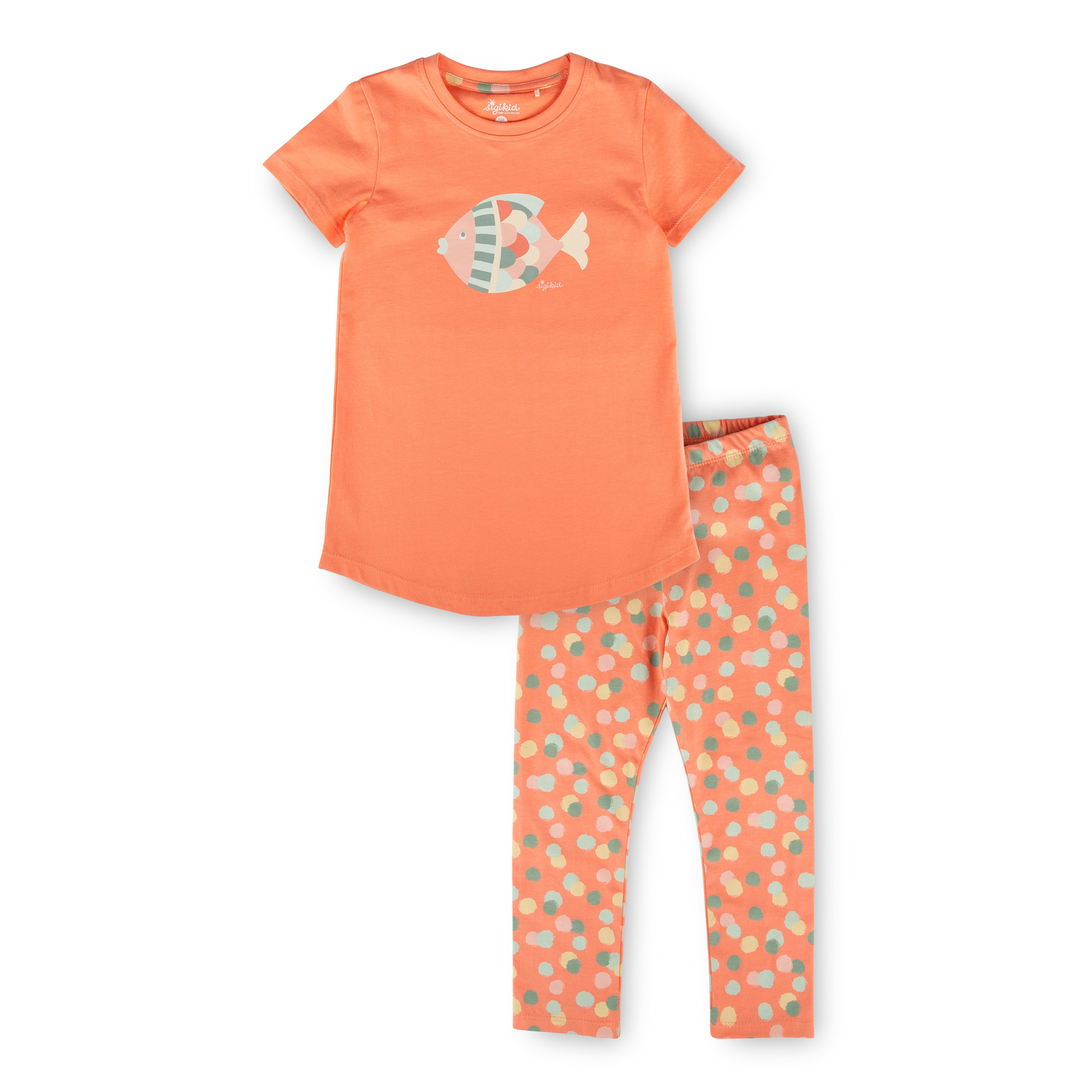 Kinder Pyjama Fisch, rosa