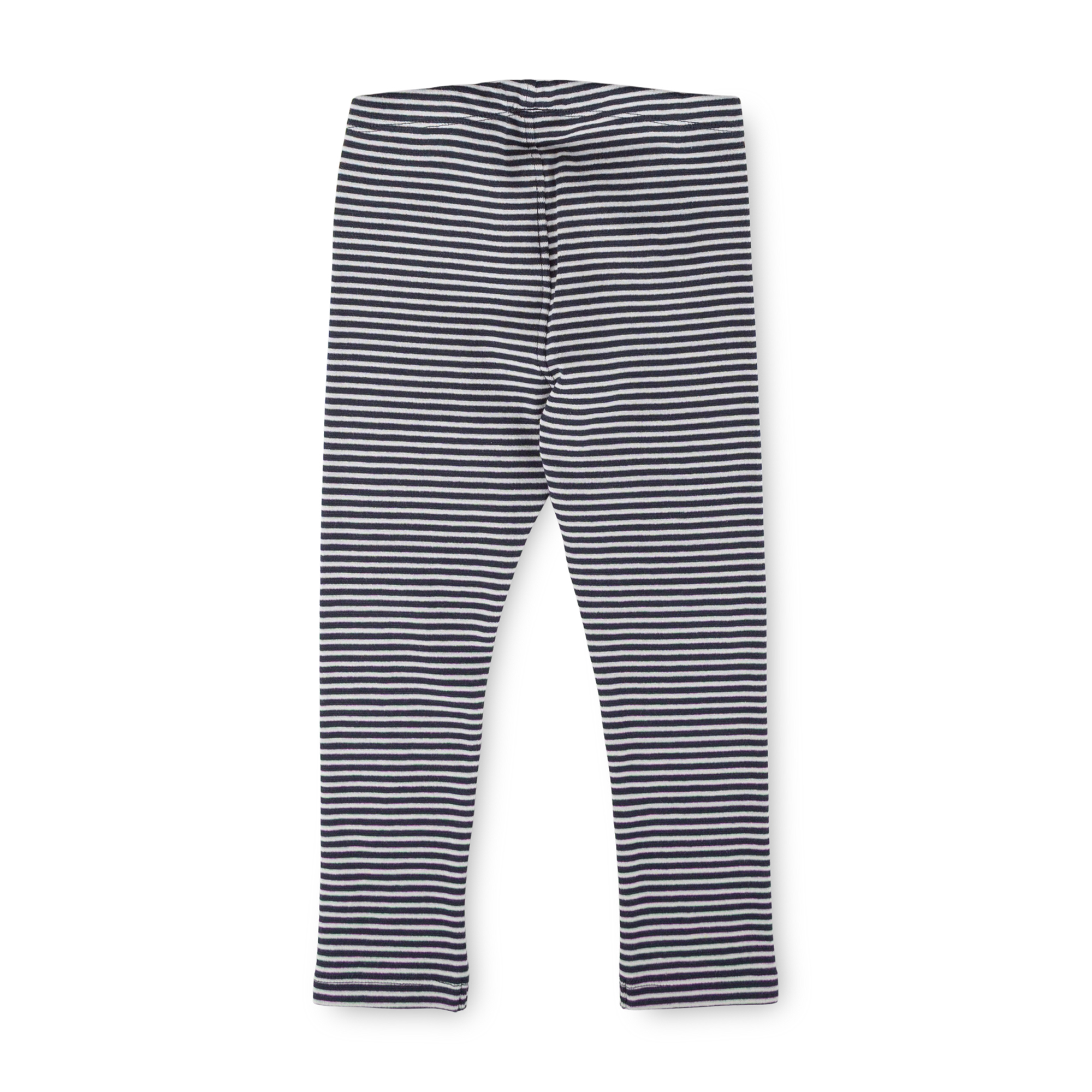 Kinder Ringel Leggings Magic Owl, blau-weiß