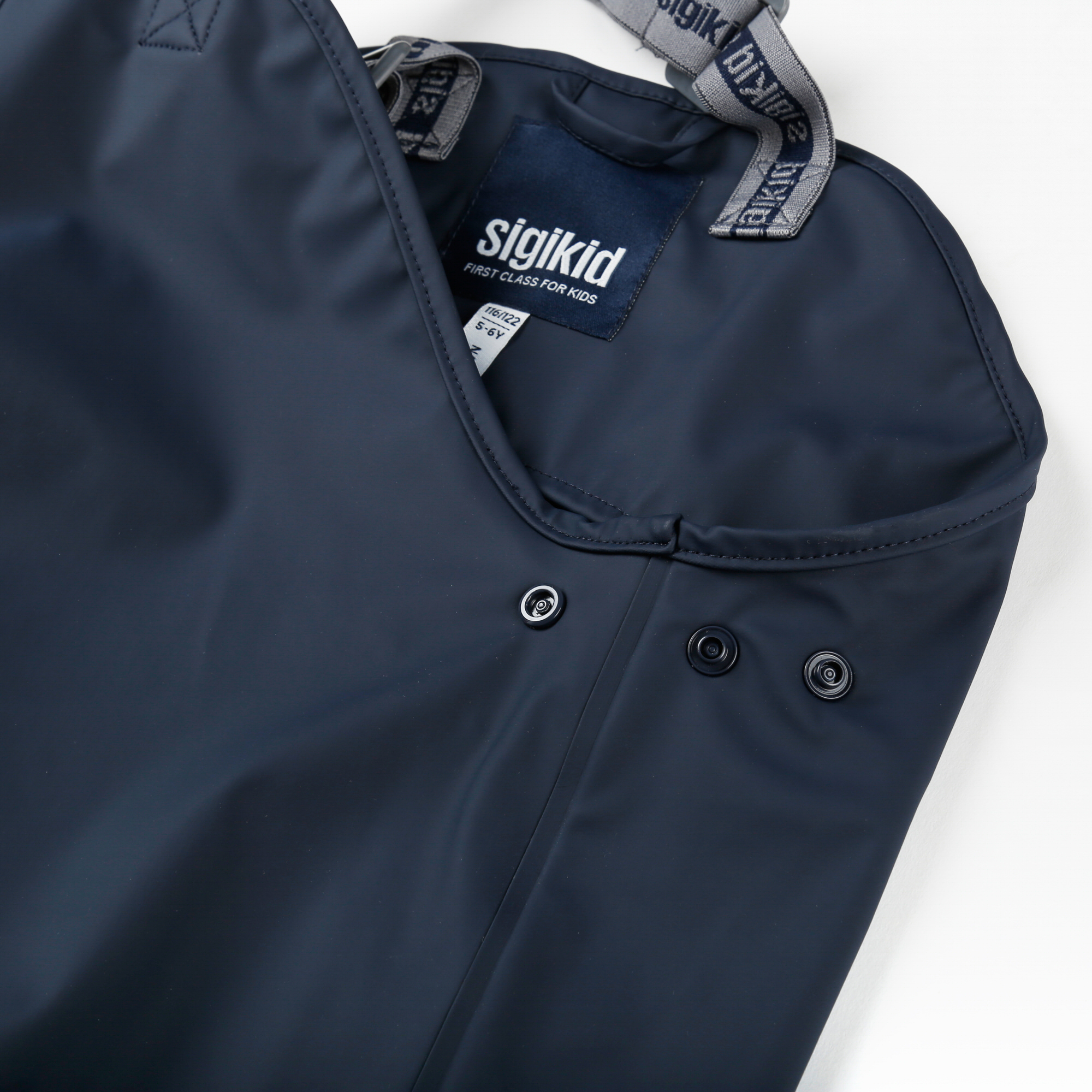 Dunkelblaue Regenhose
