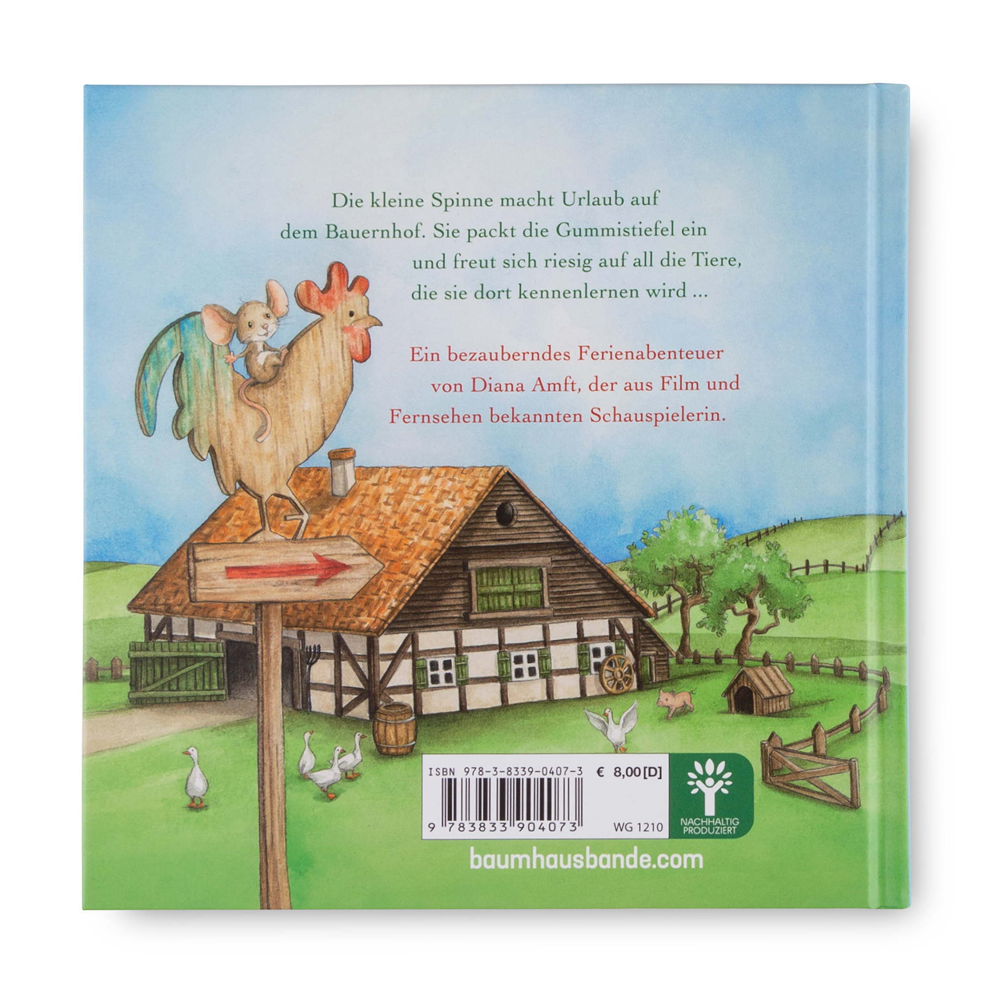 Kinderbuch Ferien auf dem Bauernhof - Die kleine Spinne Widerlich MIni-Ausgabe Kinderbuch Ferien auf dem Bauernhof - Die kleine Spinne Widerlich MIni-Ausgabe