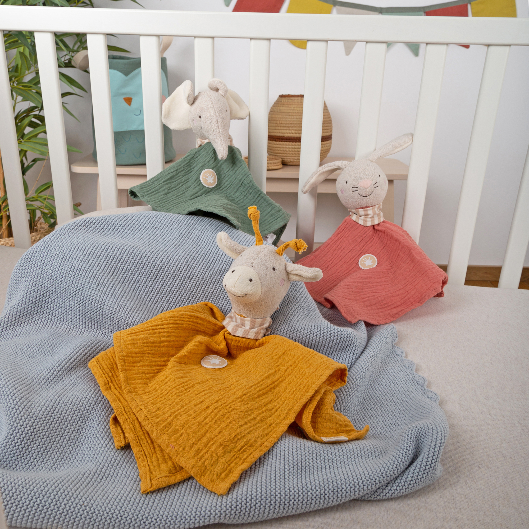 Baby Musselin Schnuffeltuch Giraffe Baby Musselin Schnuffeltuch Giraffe