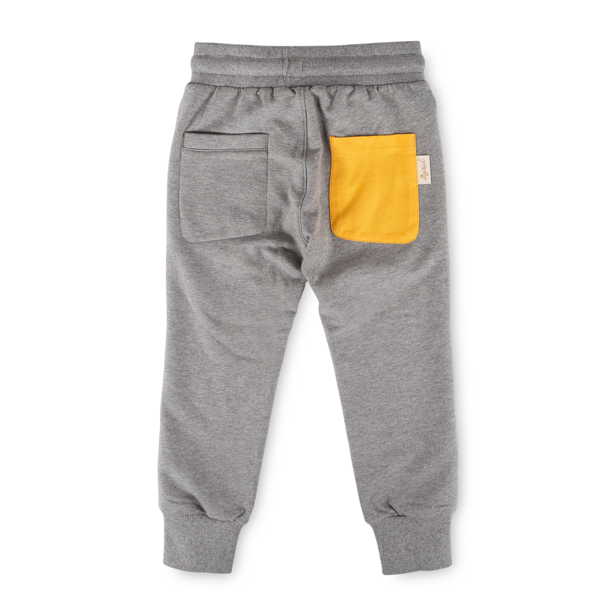 Kinder Sweathose mit Beinbündchen, grau