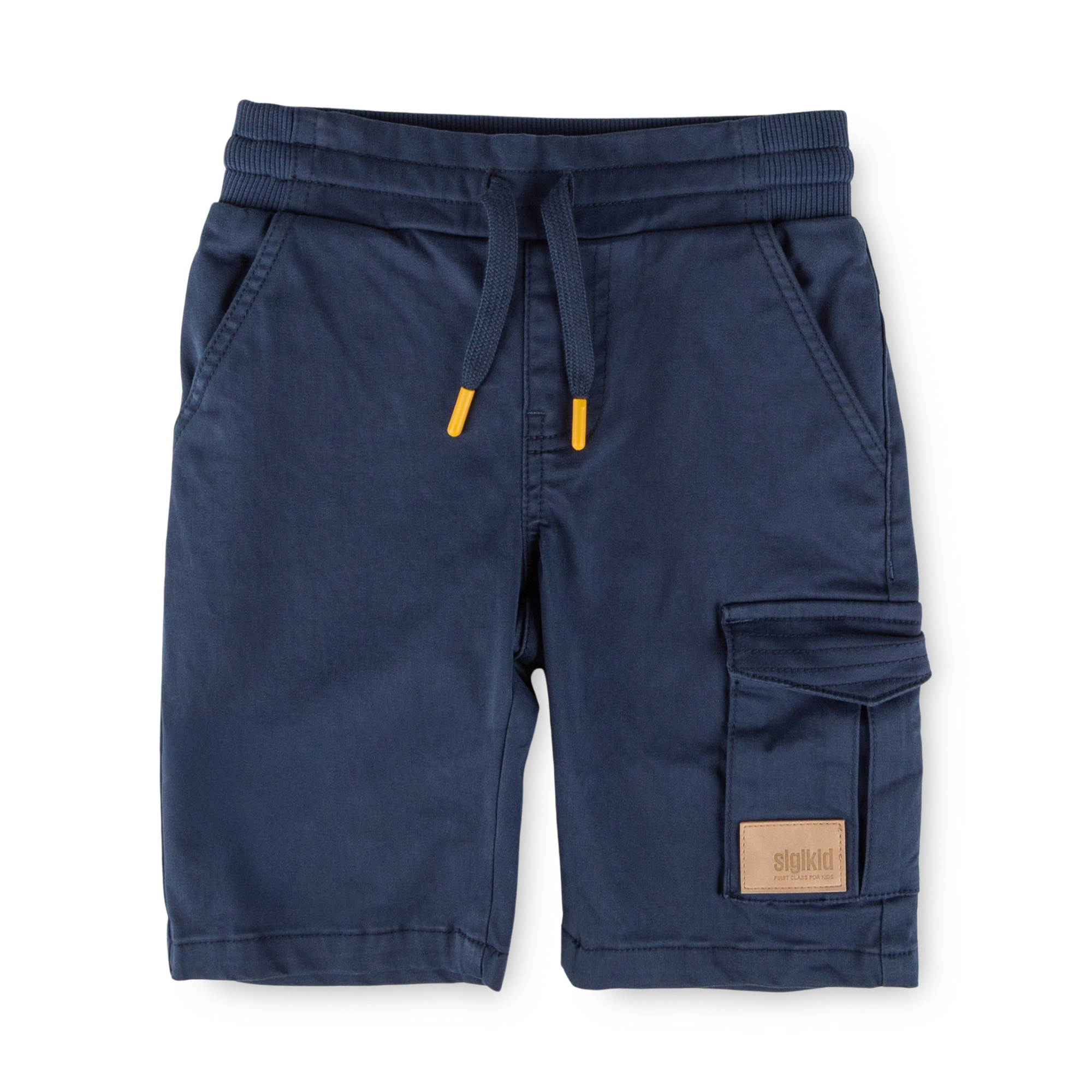 Kinder Gabardine Cargobermuda, dunkelblau