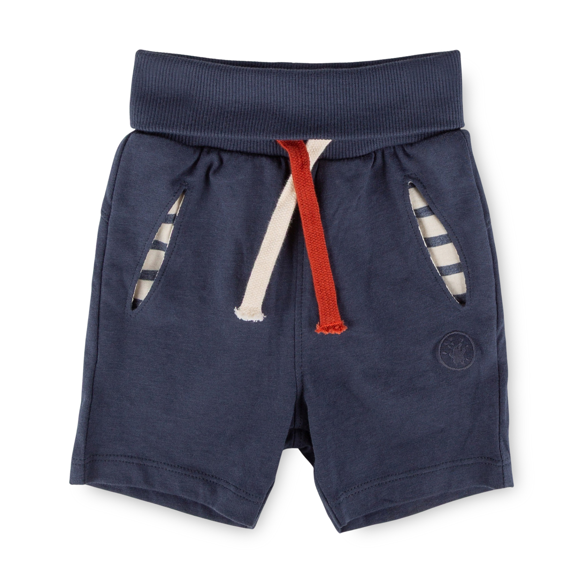 Blaue Baby Bermuda mit Taschen