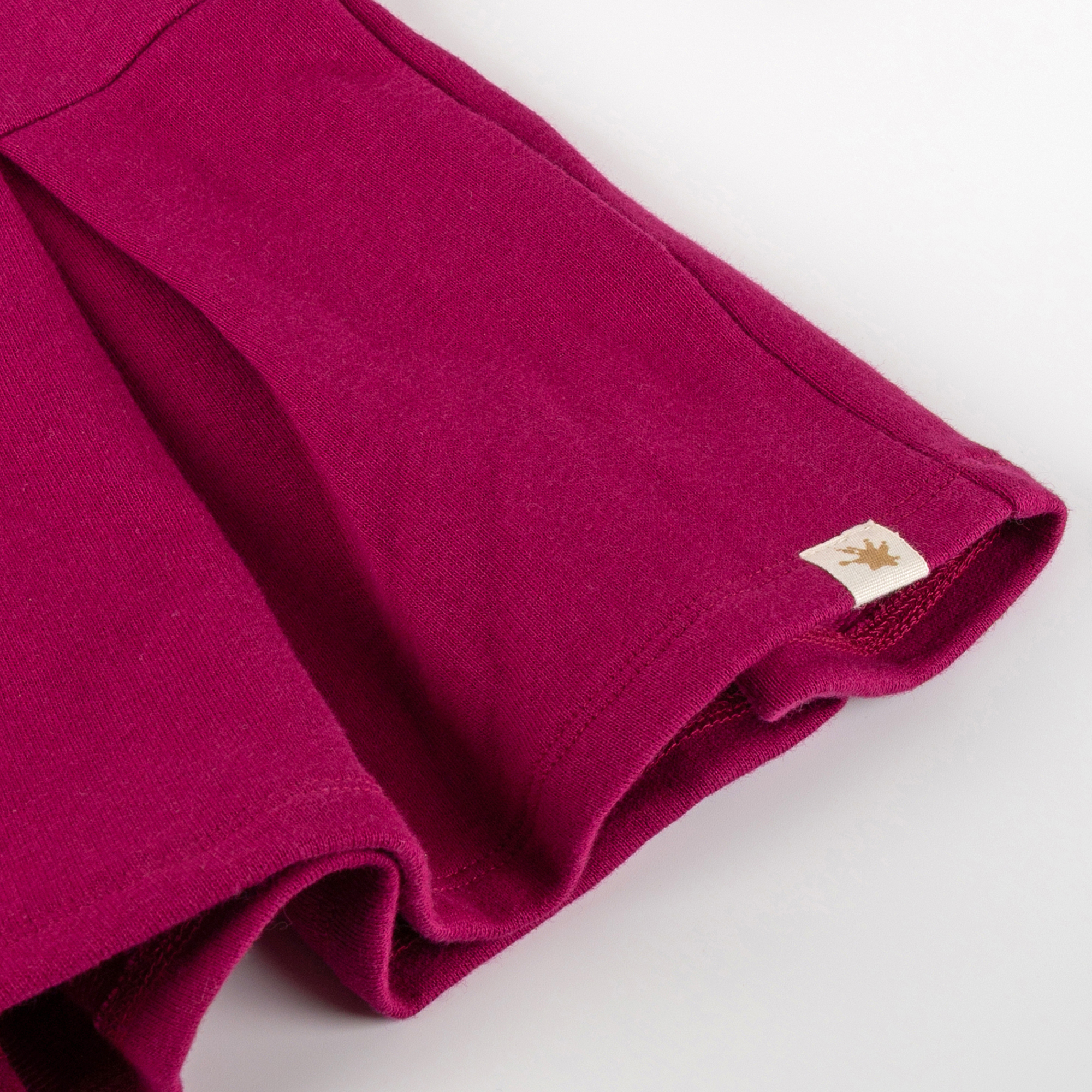 Kinder Kapuzen Sweatkleid Bär Fancy Forest, dunkelpink Kinder Kapuzen Sweatkleid Bär Fancy Forest, dunkelpink