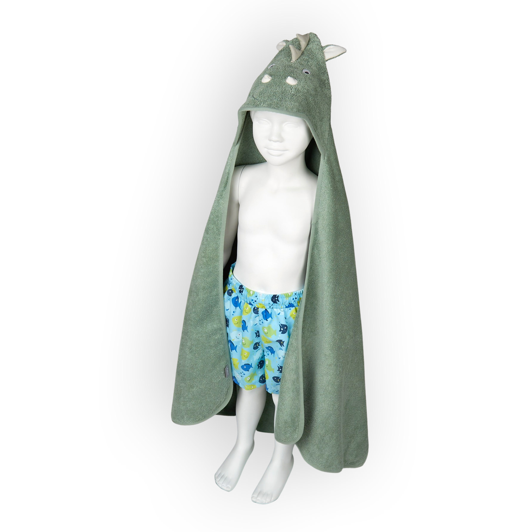 Baby Kapuzen-Badetuch Dino