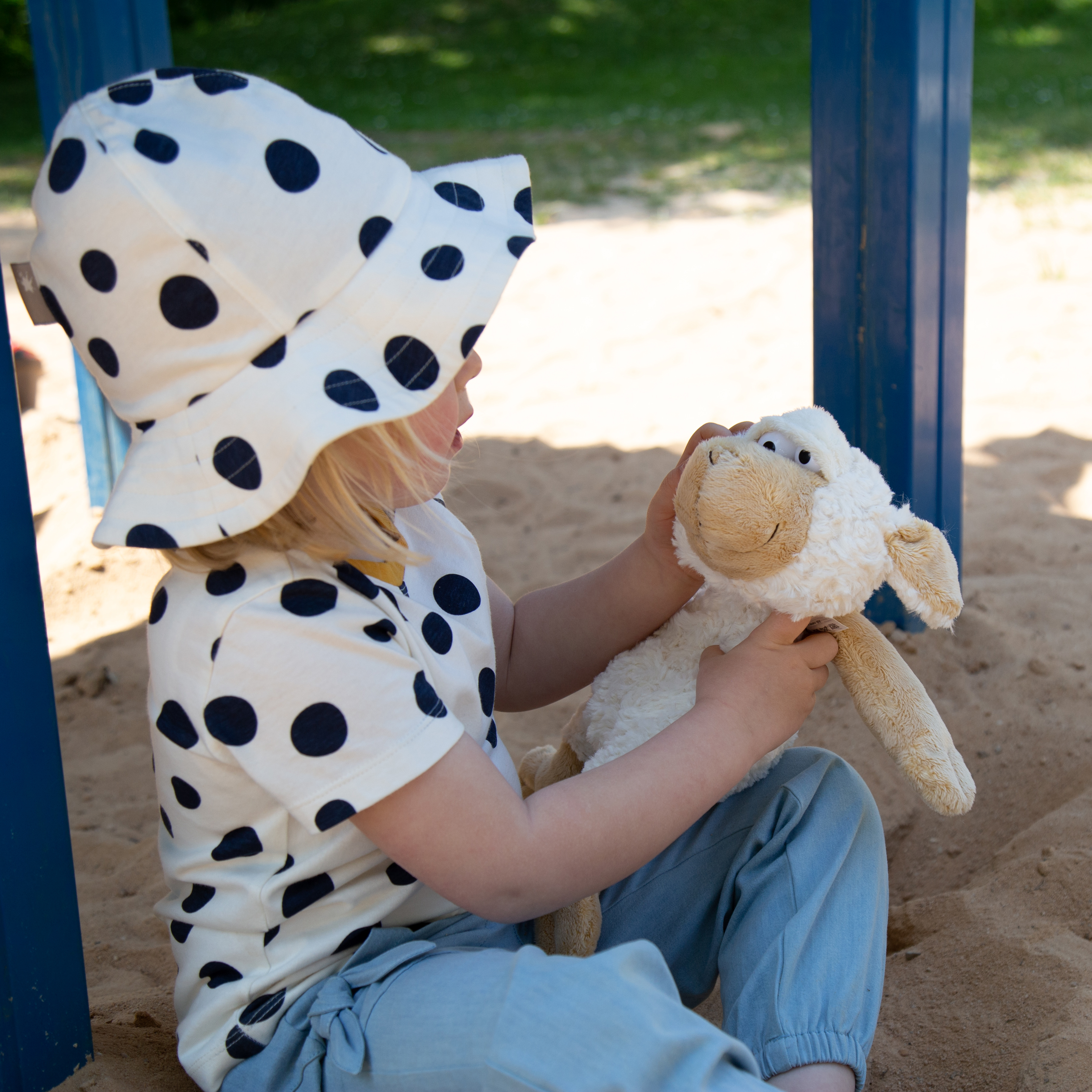 Sommer Kinder Jeans mit Beinbündchen Sommer Kinder Jeans mit Beinbündchen