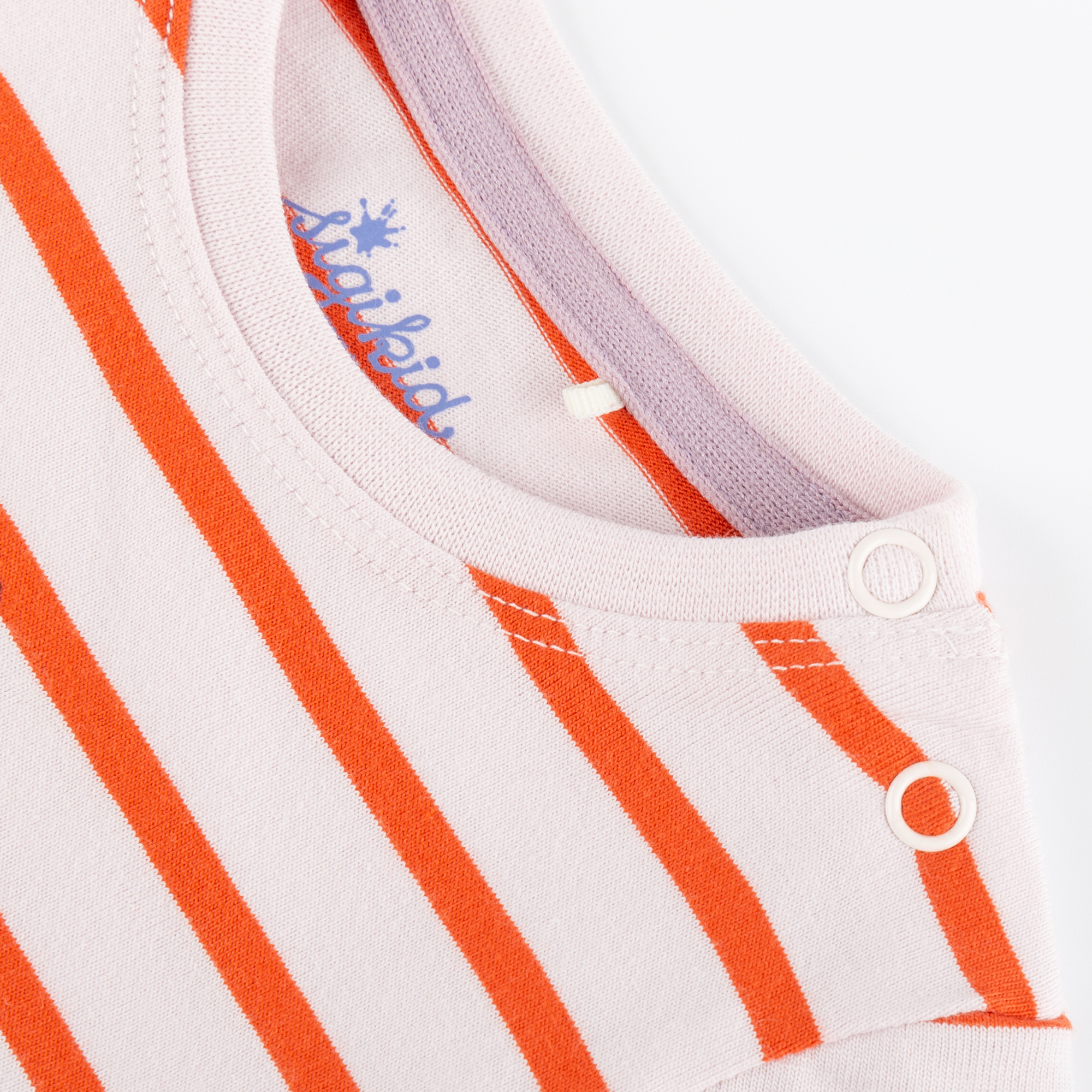 Baby kurzarm Longshirt Marienkäfer, gestreift