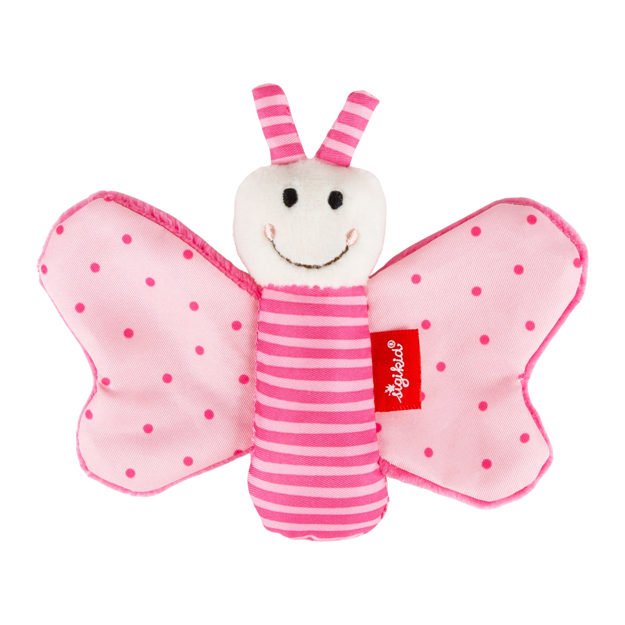 Baby Greifling Schmetterling Red Stars