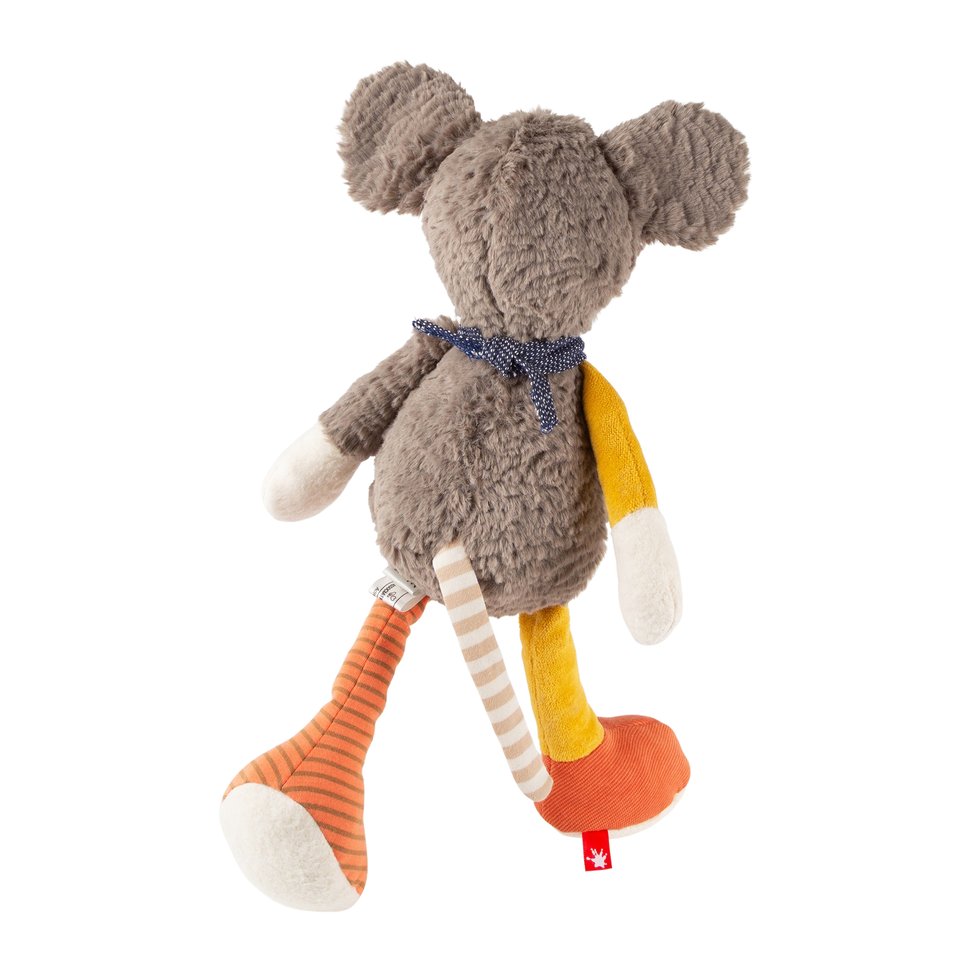 Multicoloured plush toy mouse, Patchwork Sweety