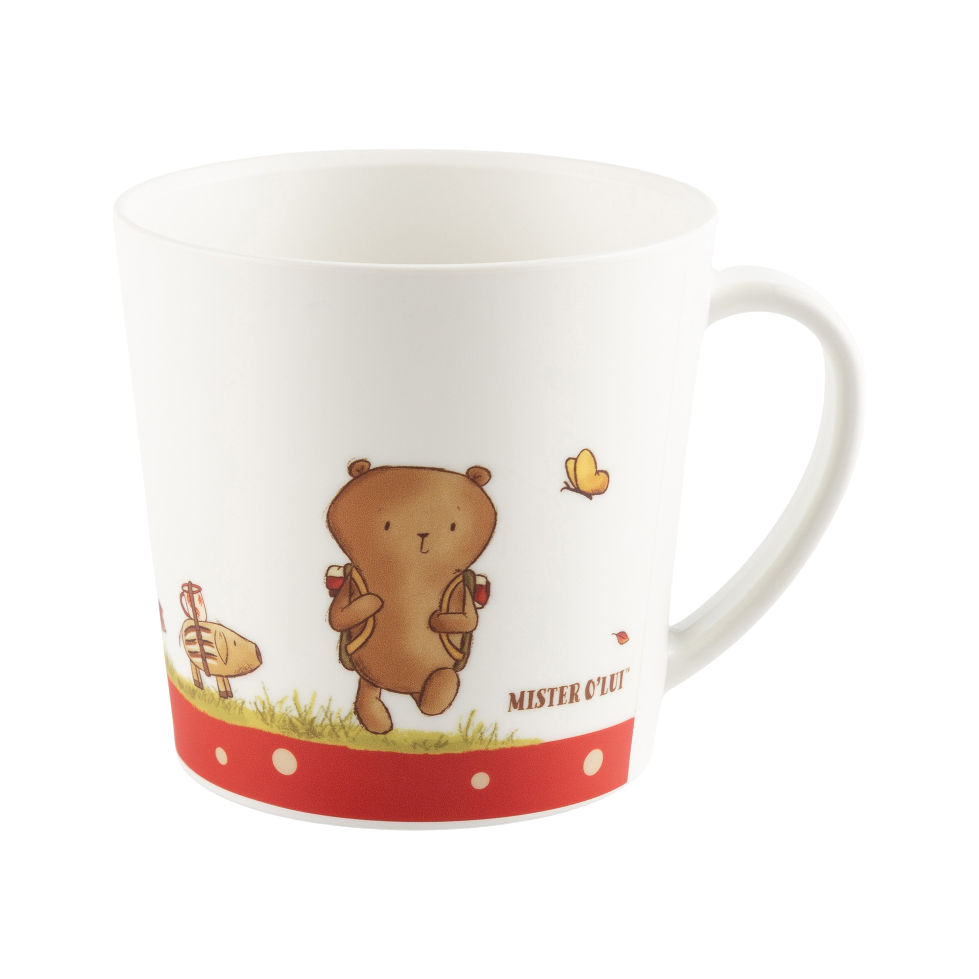 Kinder Camping Tasse Mister O'Lui Biberbär, rPET Kinder Camping Tasse Mister O'Lui Biberbär, rPET
