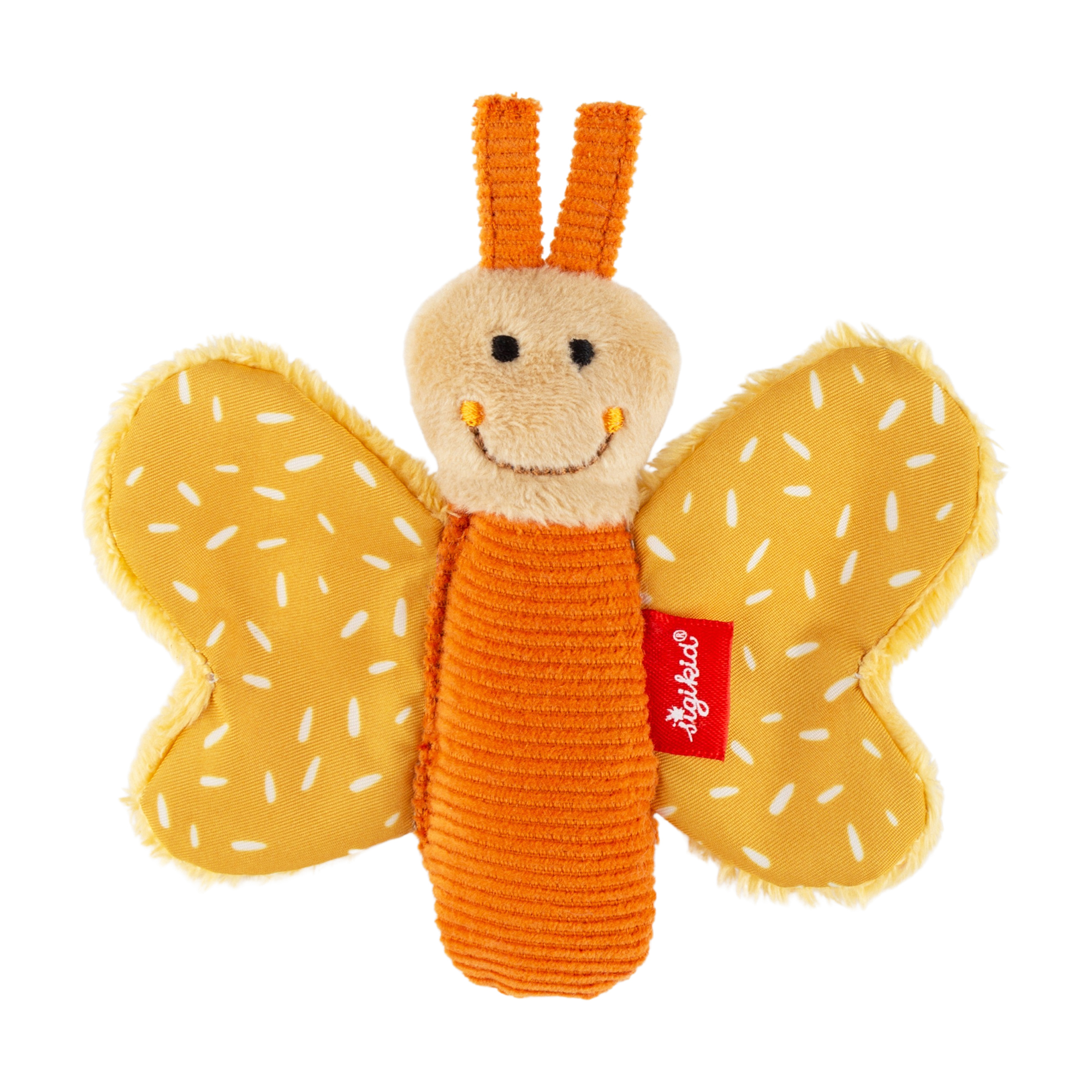 Baby Greifling  Schmetterling, gelb Baby Greifling  Schmetterling, gelb