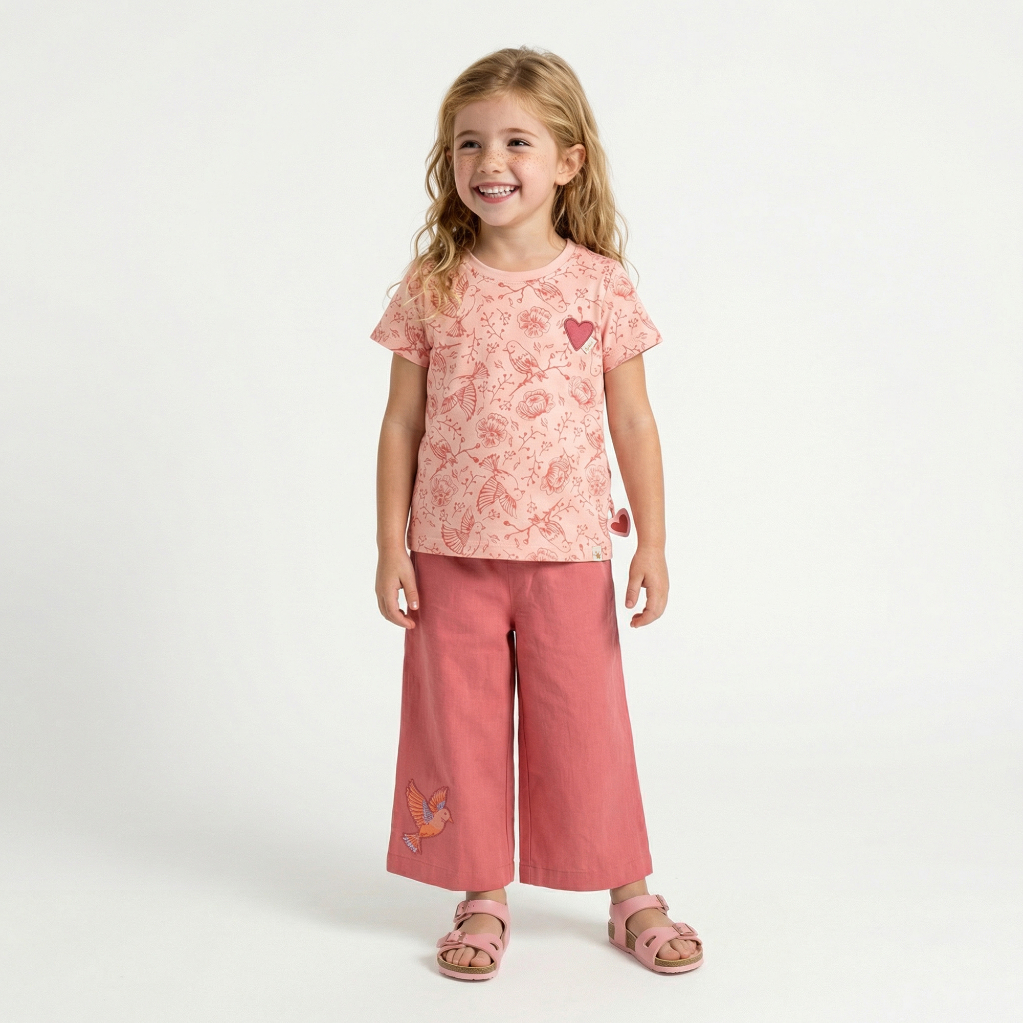 Children's T-shirt, graphic print Spring Birds