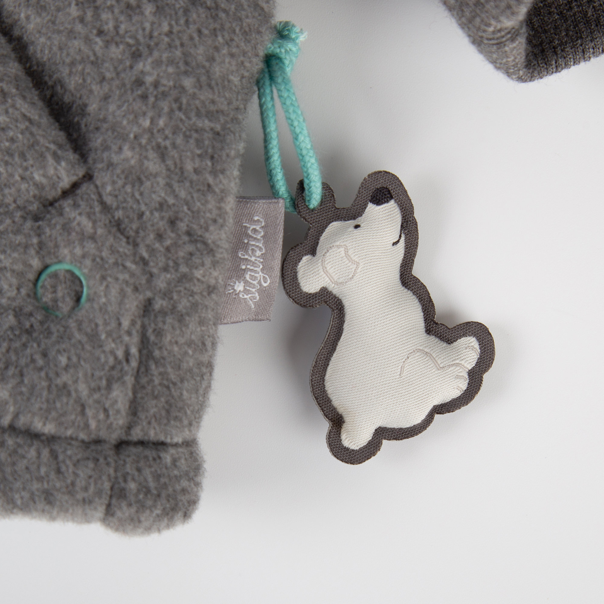Baby Fleecejacke Eisbär, grau Baby Fleecejacke Eisbär, grau