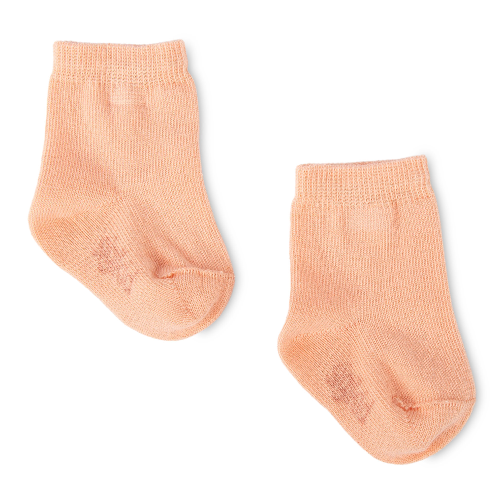 Babysocken im 2er-Set, rosa/rosa geringelt