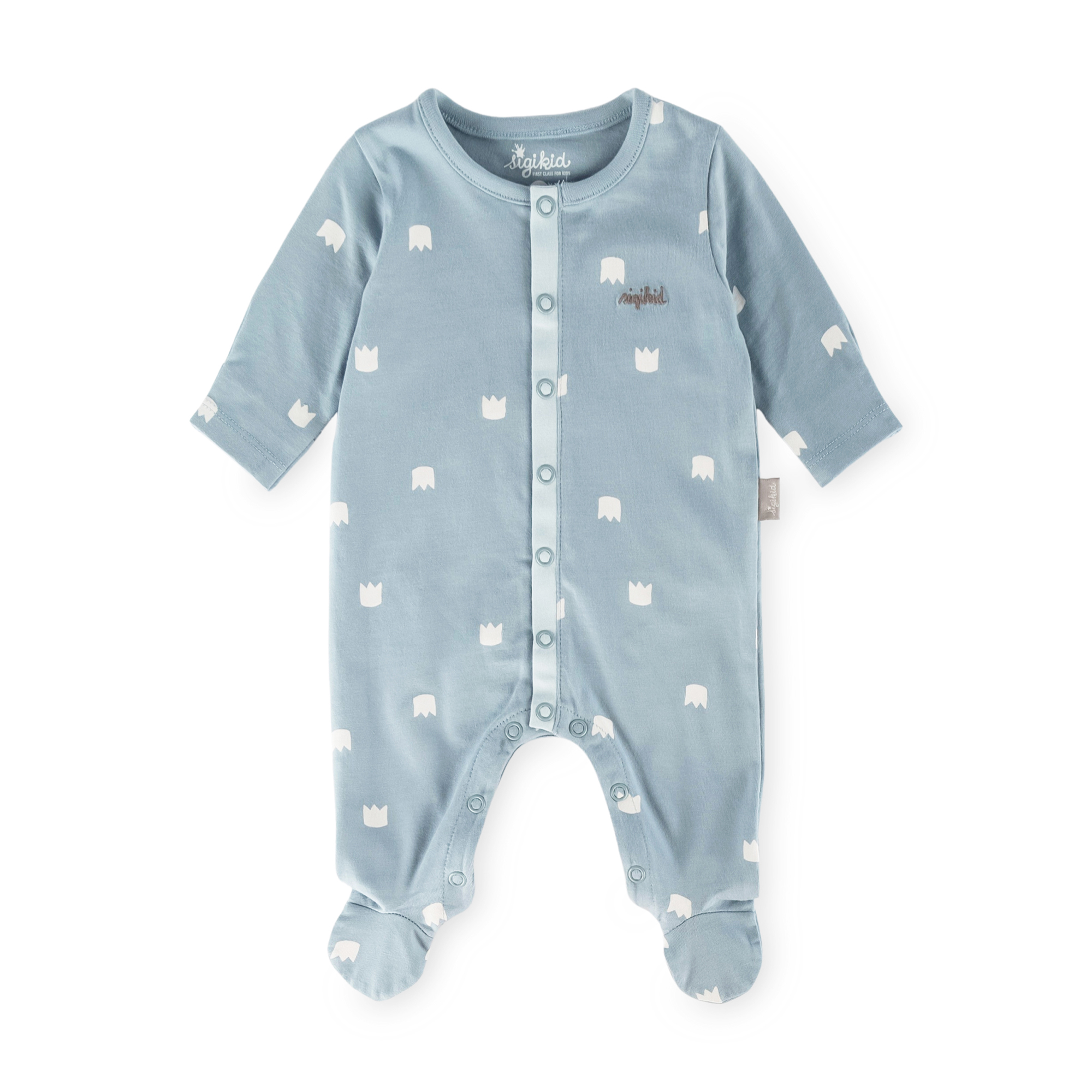 Baby Overall Krönchen Bär, blau Baby Overall Krönchen Bär, blau