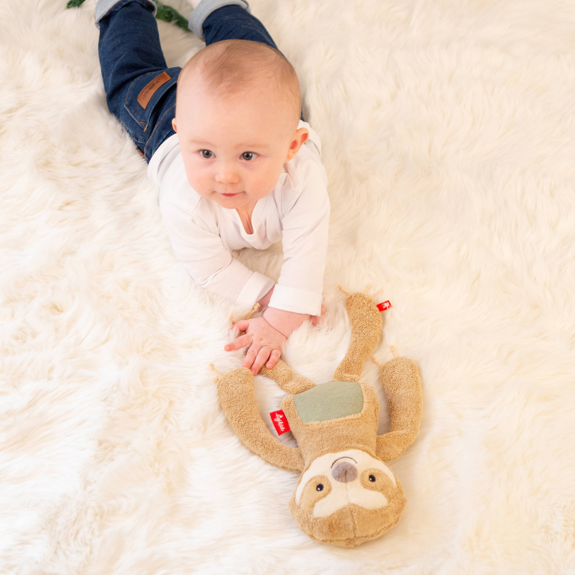 Kuscheltier Faultier, Baumwolle & Kapok, Natural Friends