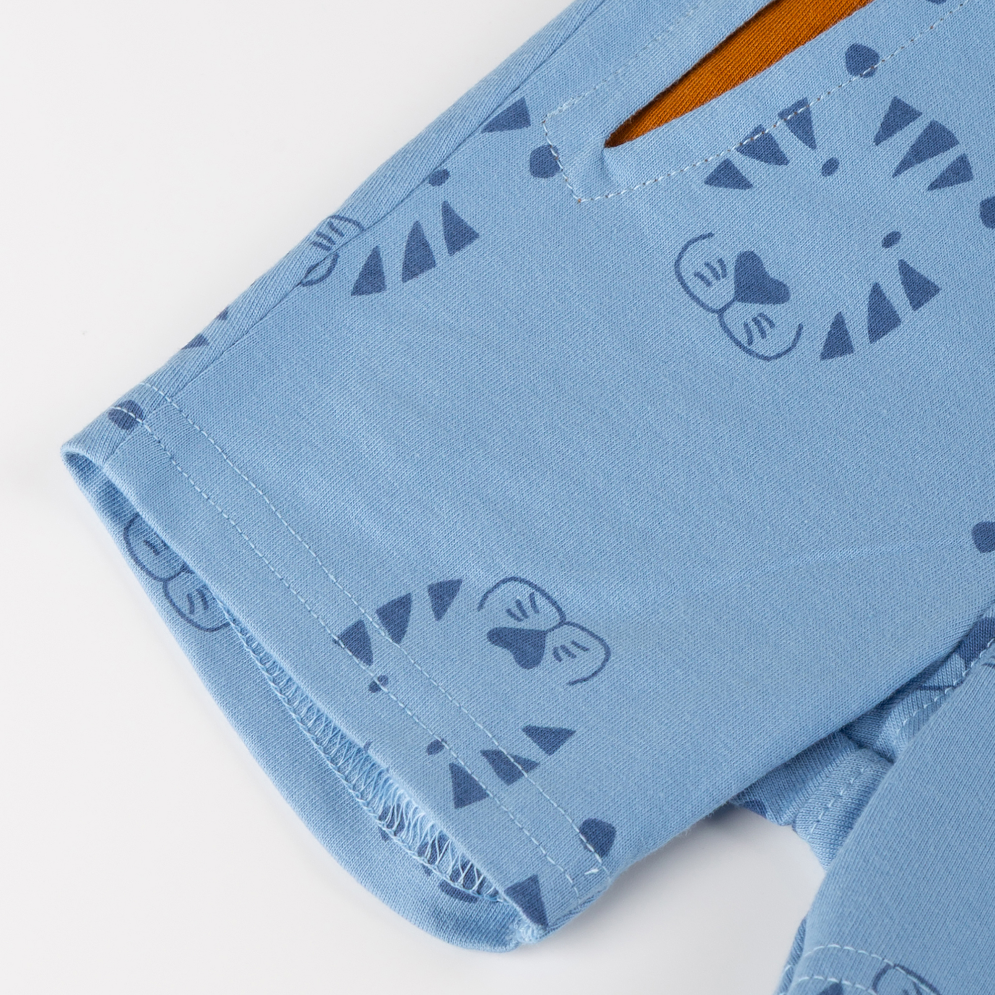 Baby Bermuda Tiger & Löwe, blau