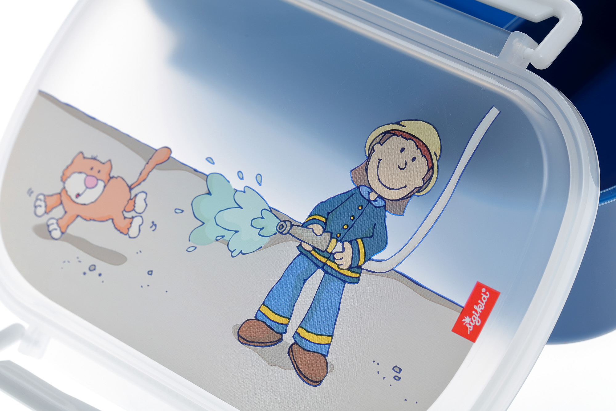 Kinder Brotzeitbox für Jungen, Frido Firefighter