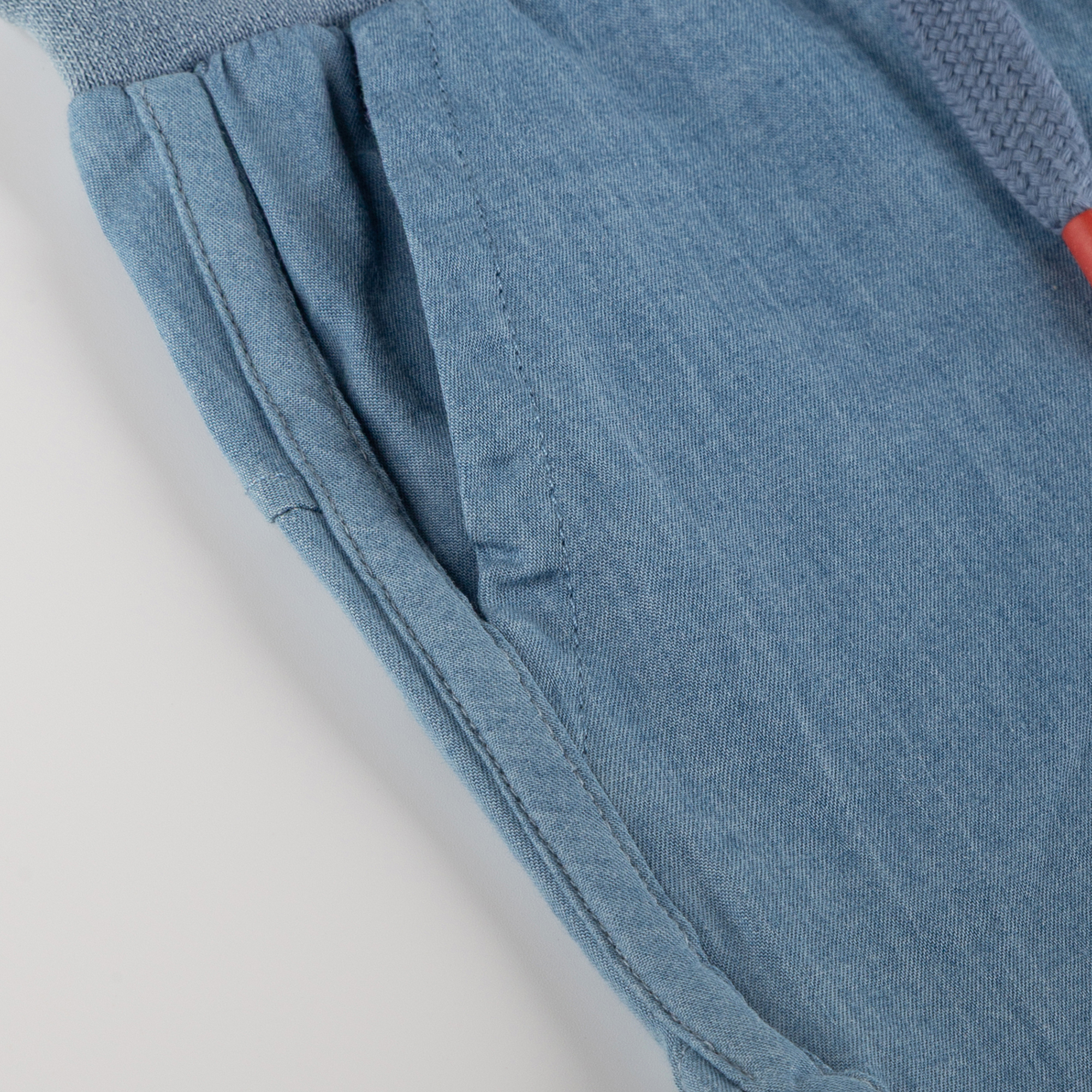 Kinder Chambray Shorts Savanne, hellblau