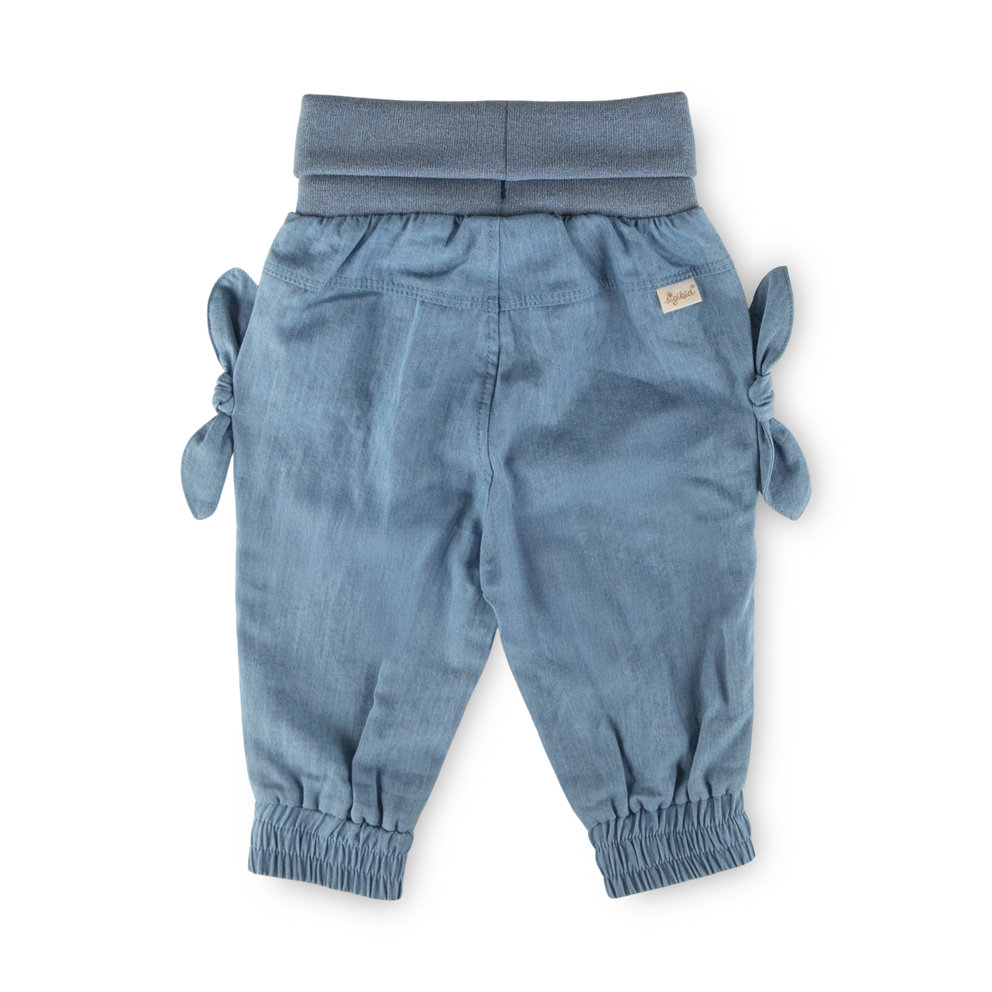 Baby Chambray Hose, hellblau