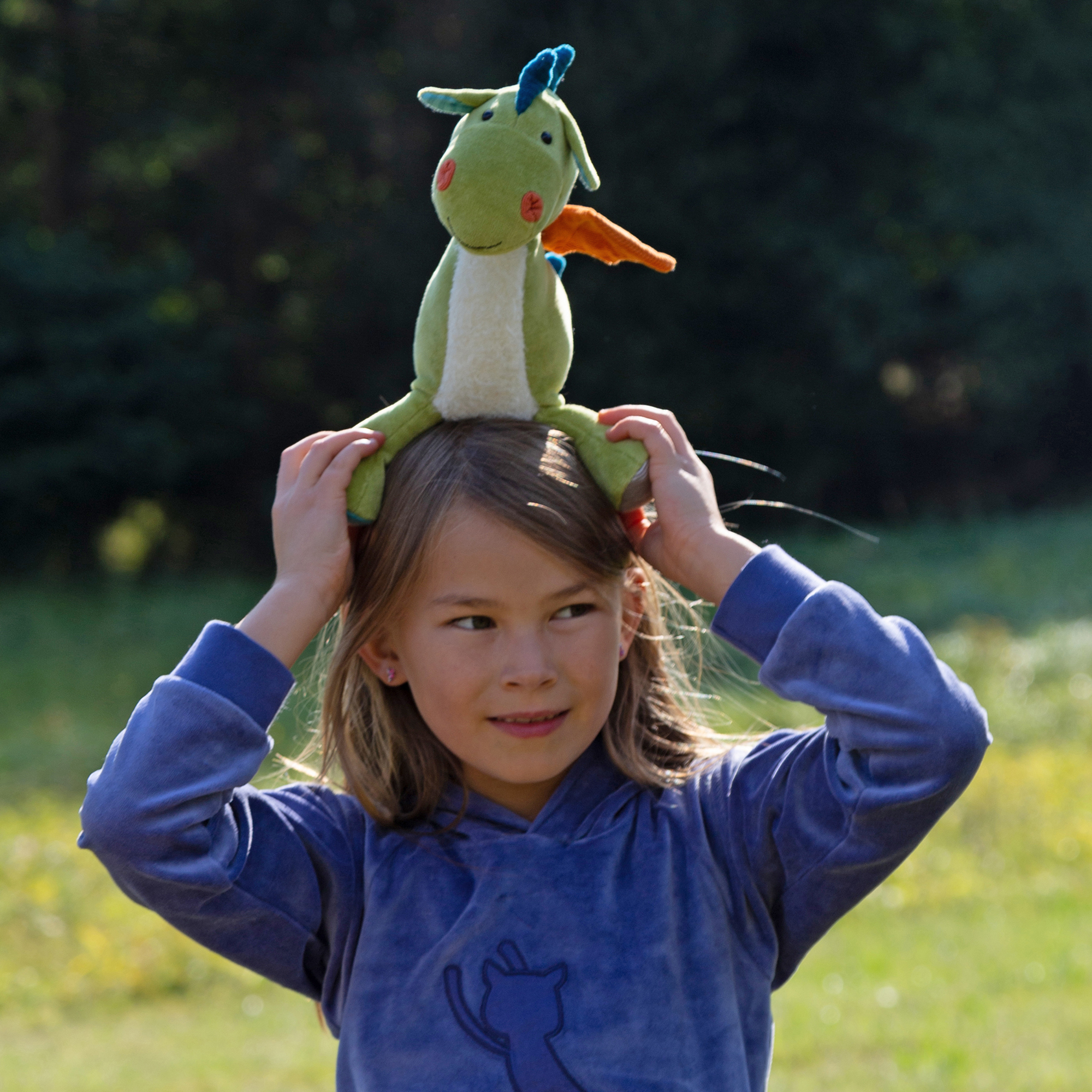 Kuscheltier Drache grün, Patchwork Sweety Kuscheltier Drache grün, Patchwork Sweety