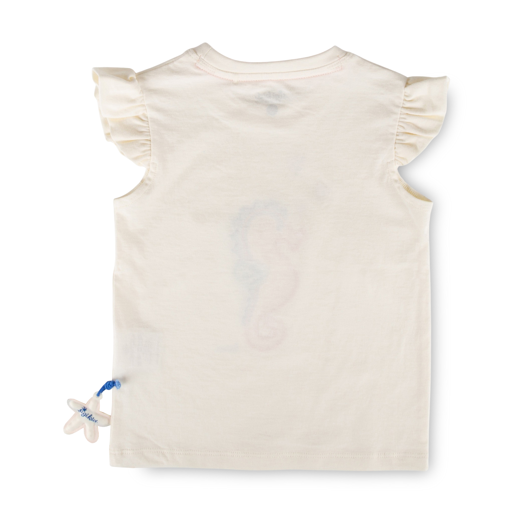 Kinder T-Shirt Seepferdchen, weiß
