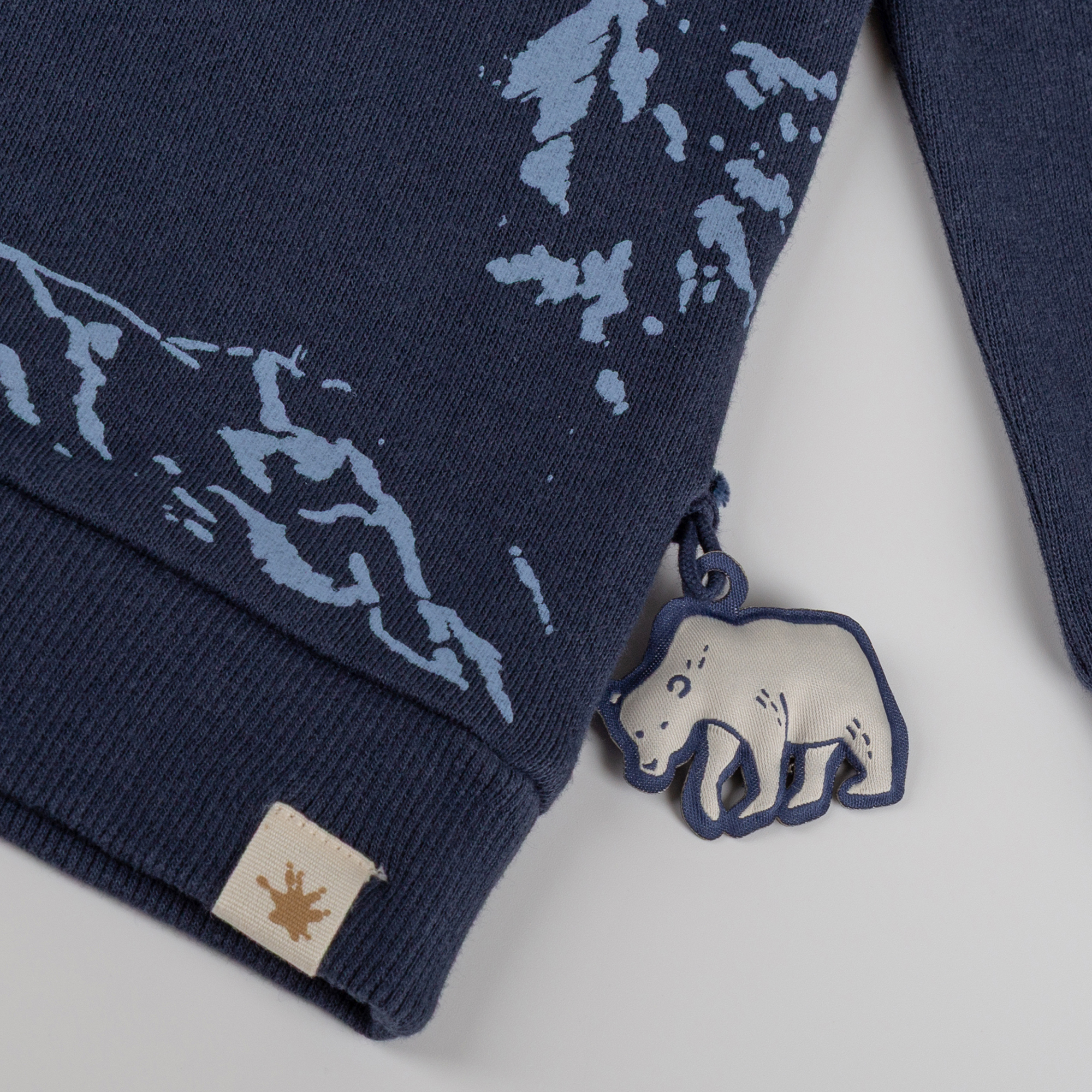 Kinder Sweatshirt Eisbär Polar Friends, dunkelblau