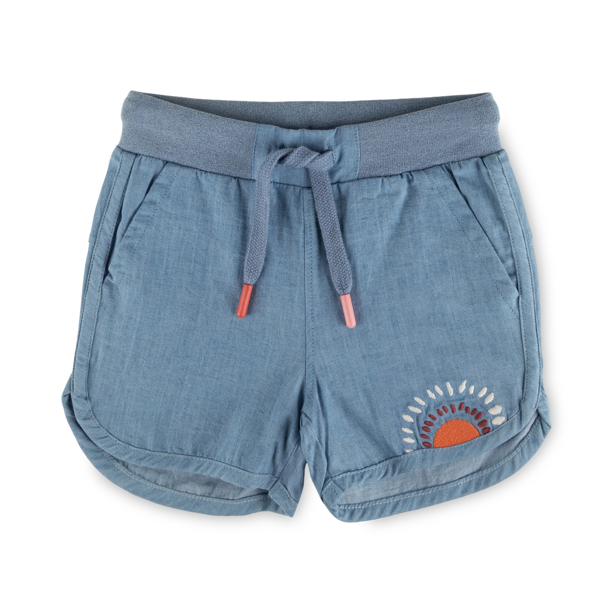 Kinder Chambray Shorts Savanne, hellblau
