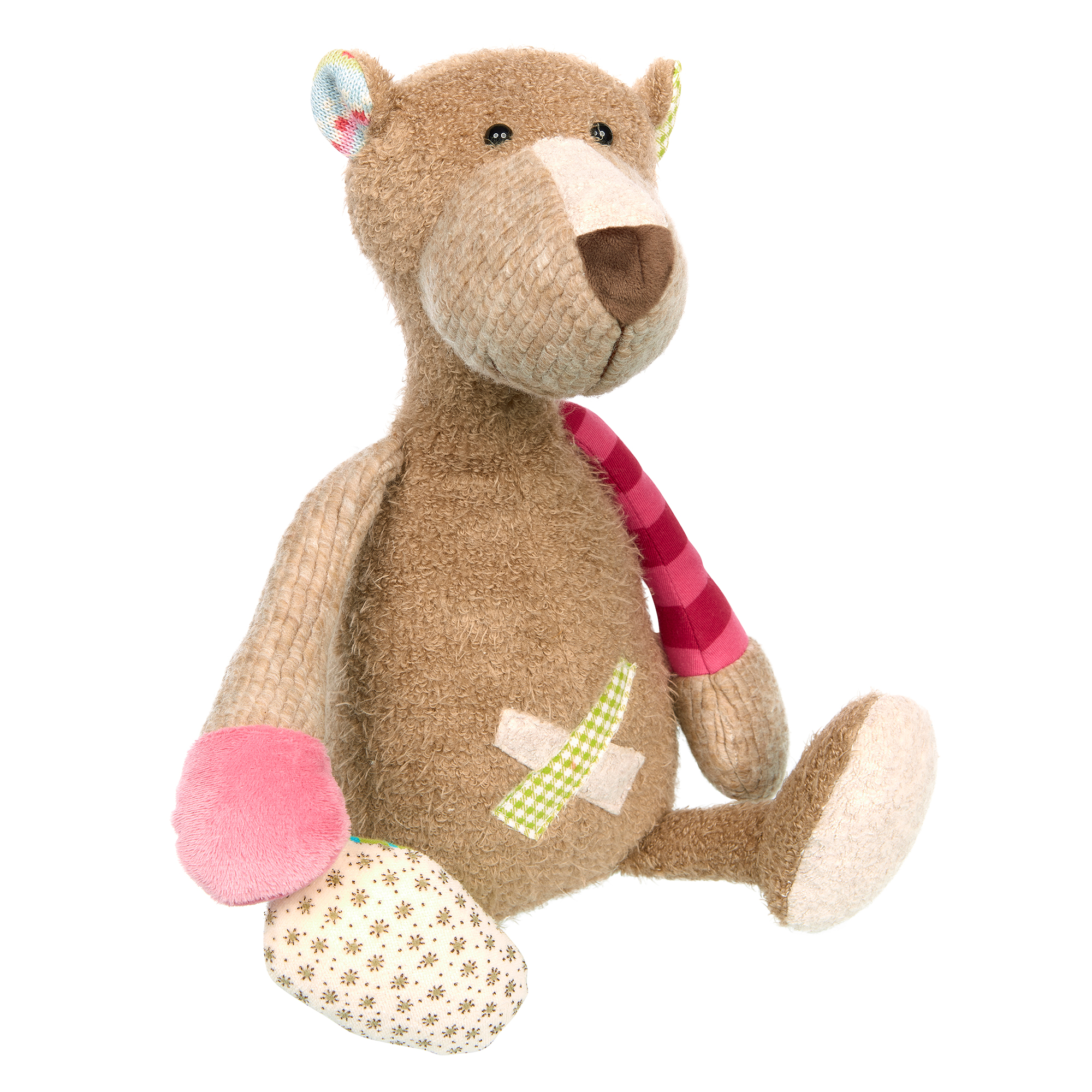 Kuscheltier Bär im Patchworkstyle