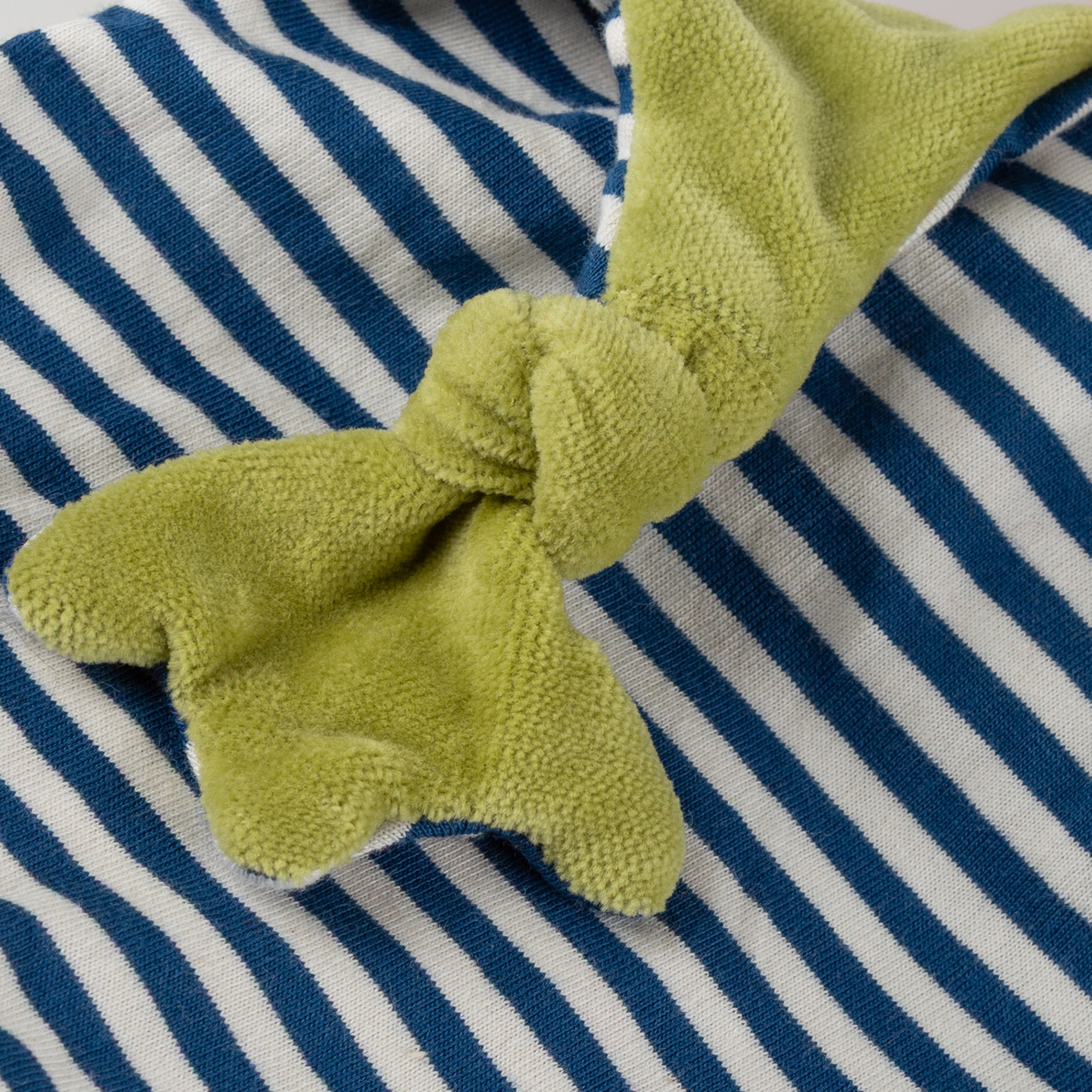 Organic baby comforter lovey frog, Green