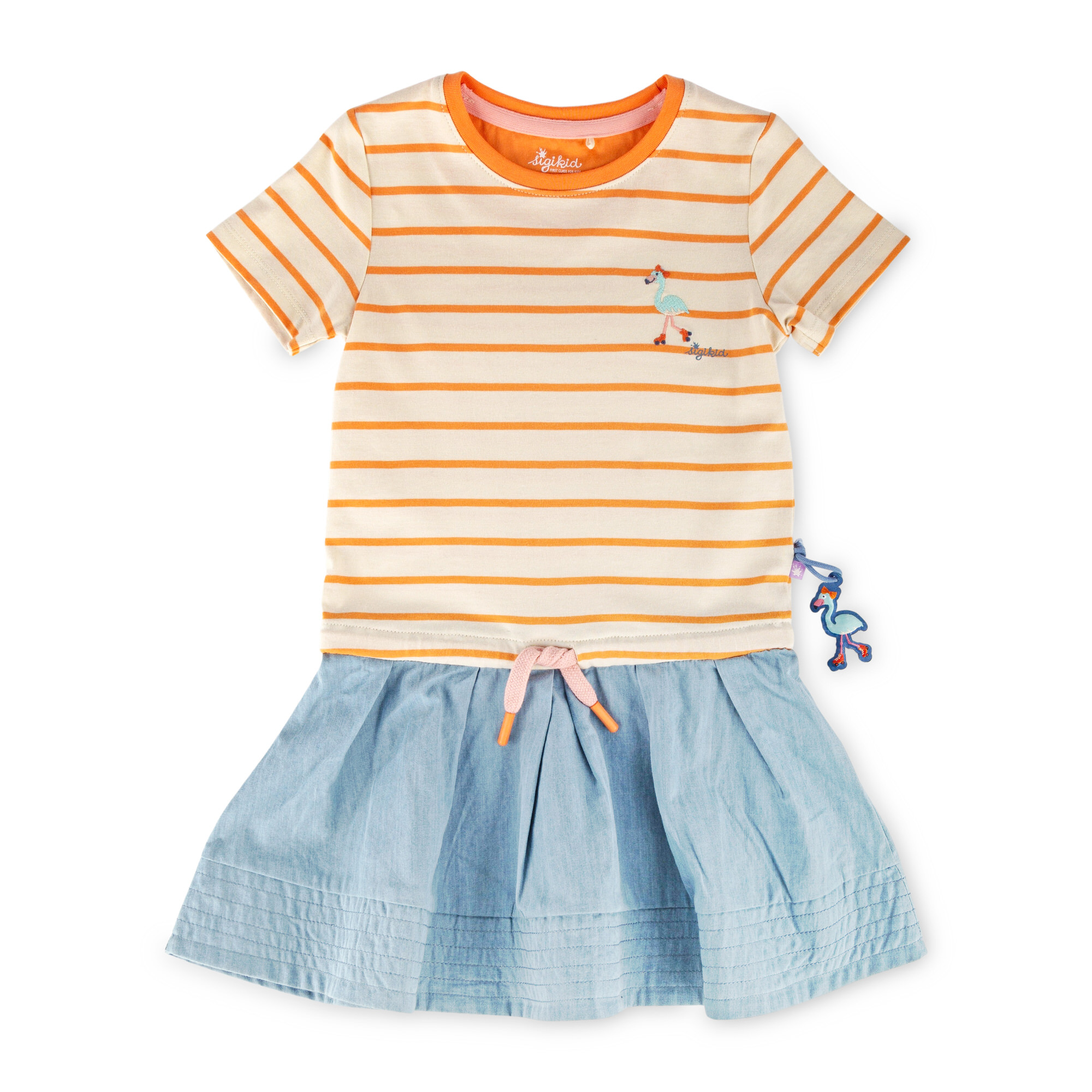 Kinder Ringelkleid Wild Flamingo Kinder Ringelkleid Wild Flamingo