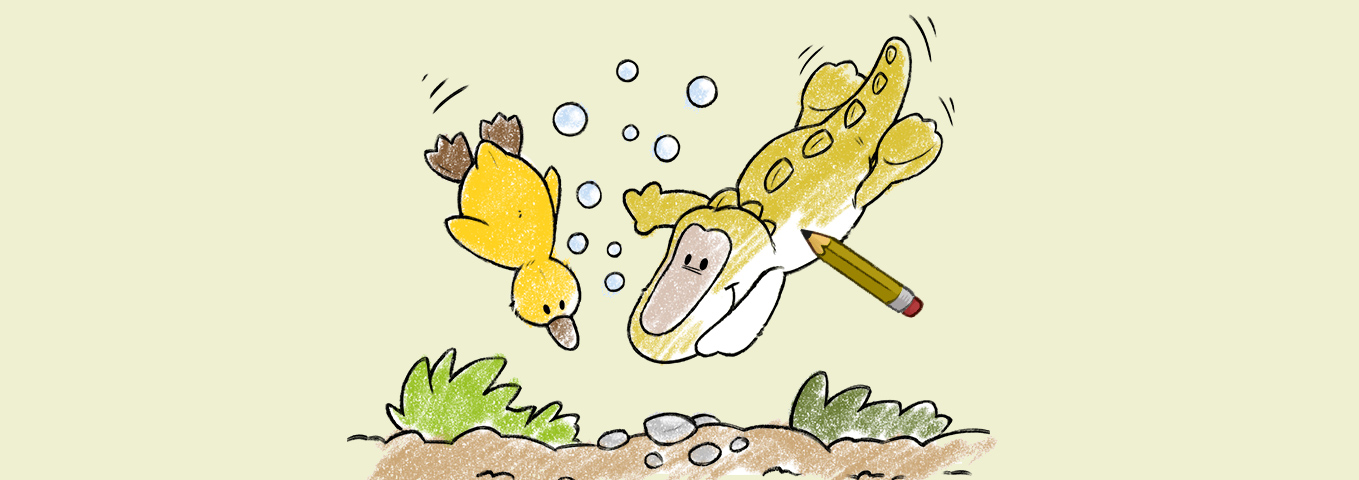 Ausmalbild: Krokodil