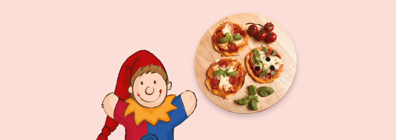 Leckere und gesunde Kinderpizzas