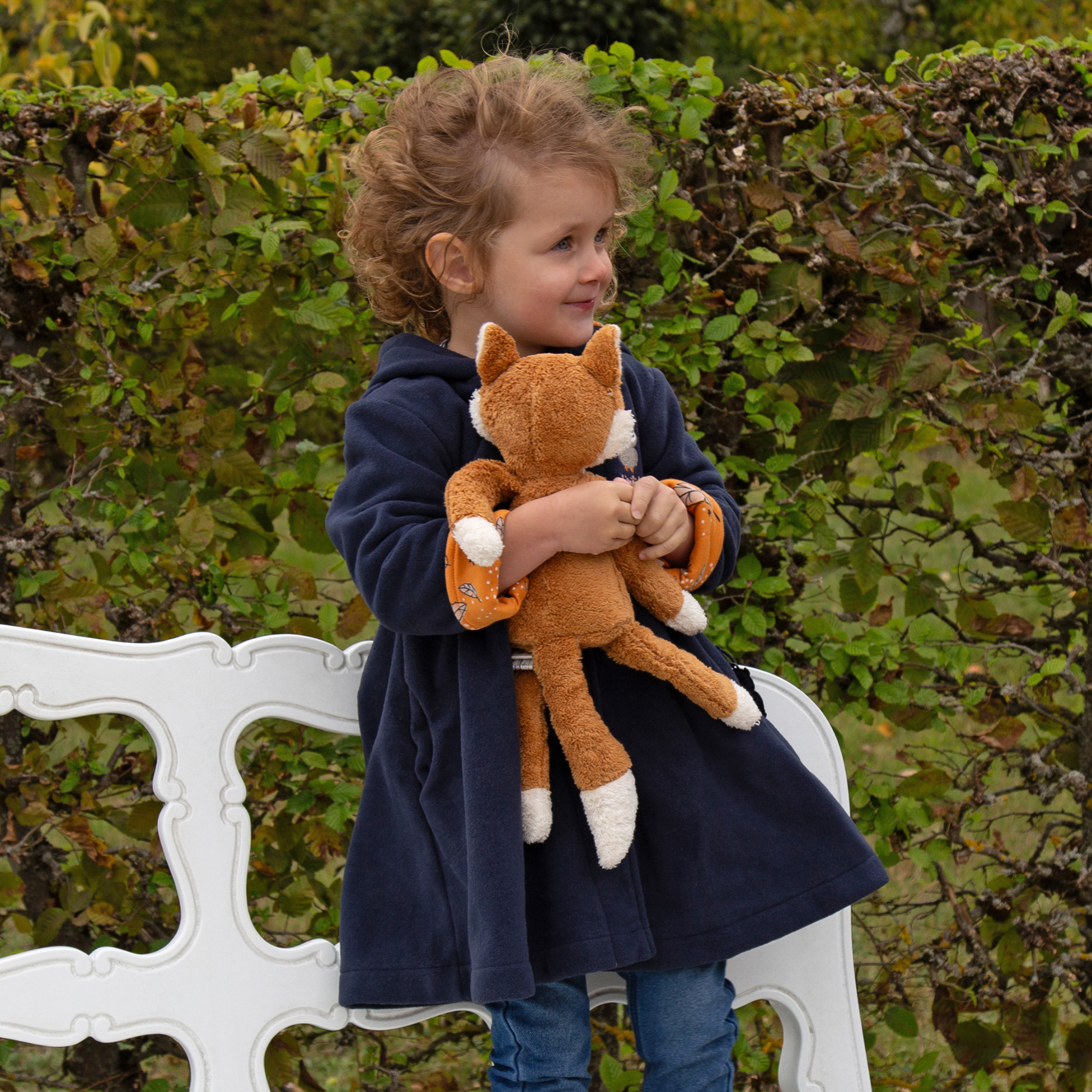 Pure and natural: organic soft toy fox