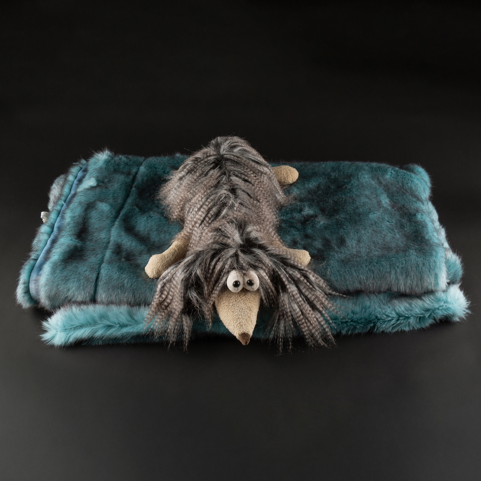 Beasts Plüsch Kuscheldecke, türkisblau Beasts Plüsch Kuscheldecke, türkisblau