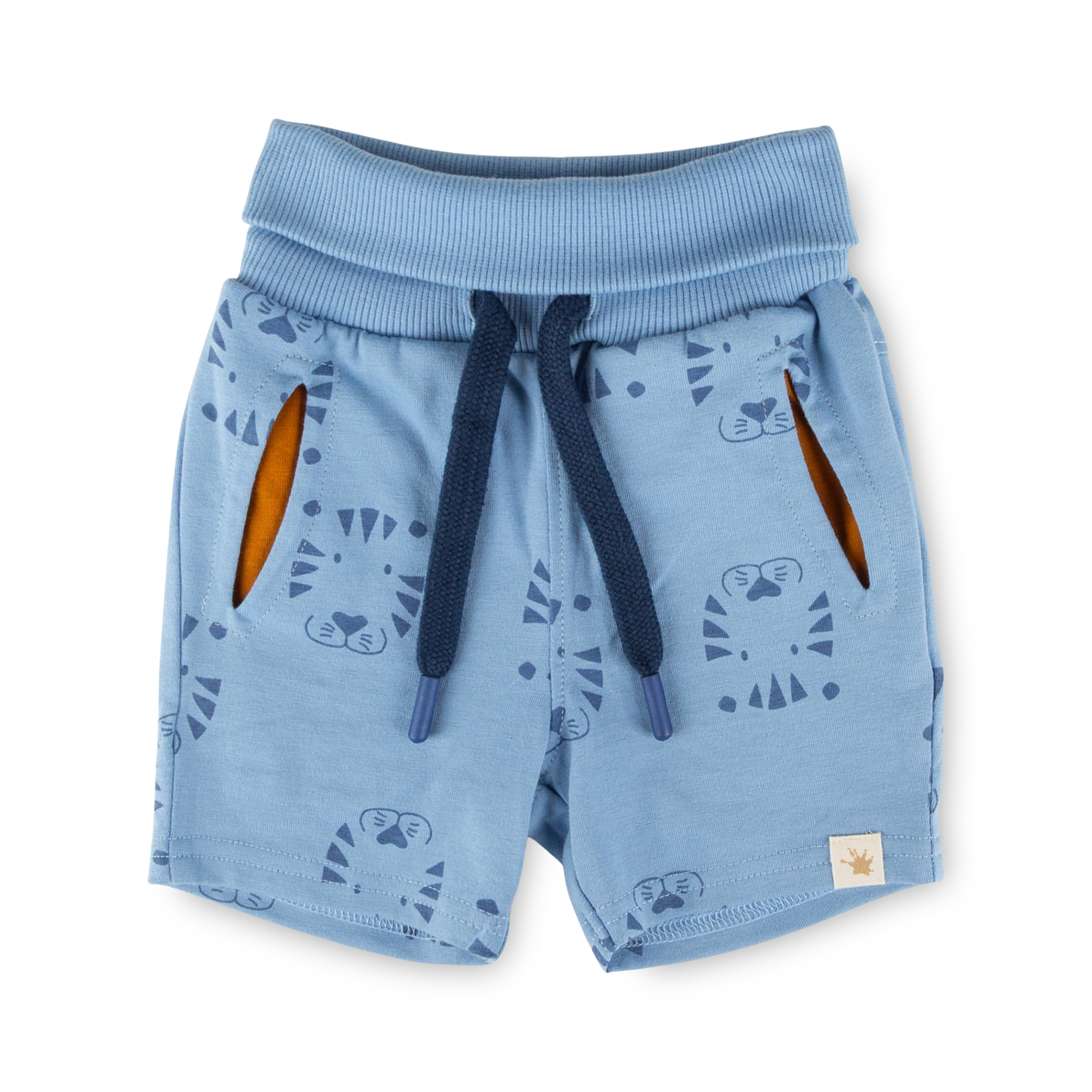 Baby Bermuda Tiger & Löwe, blau