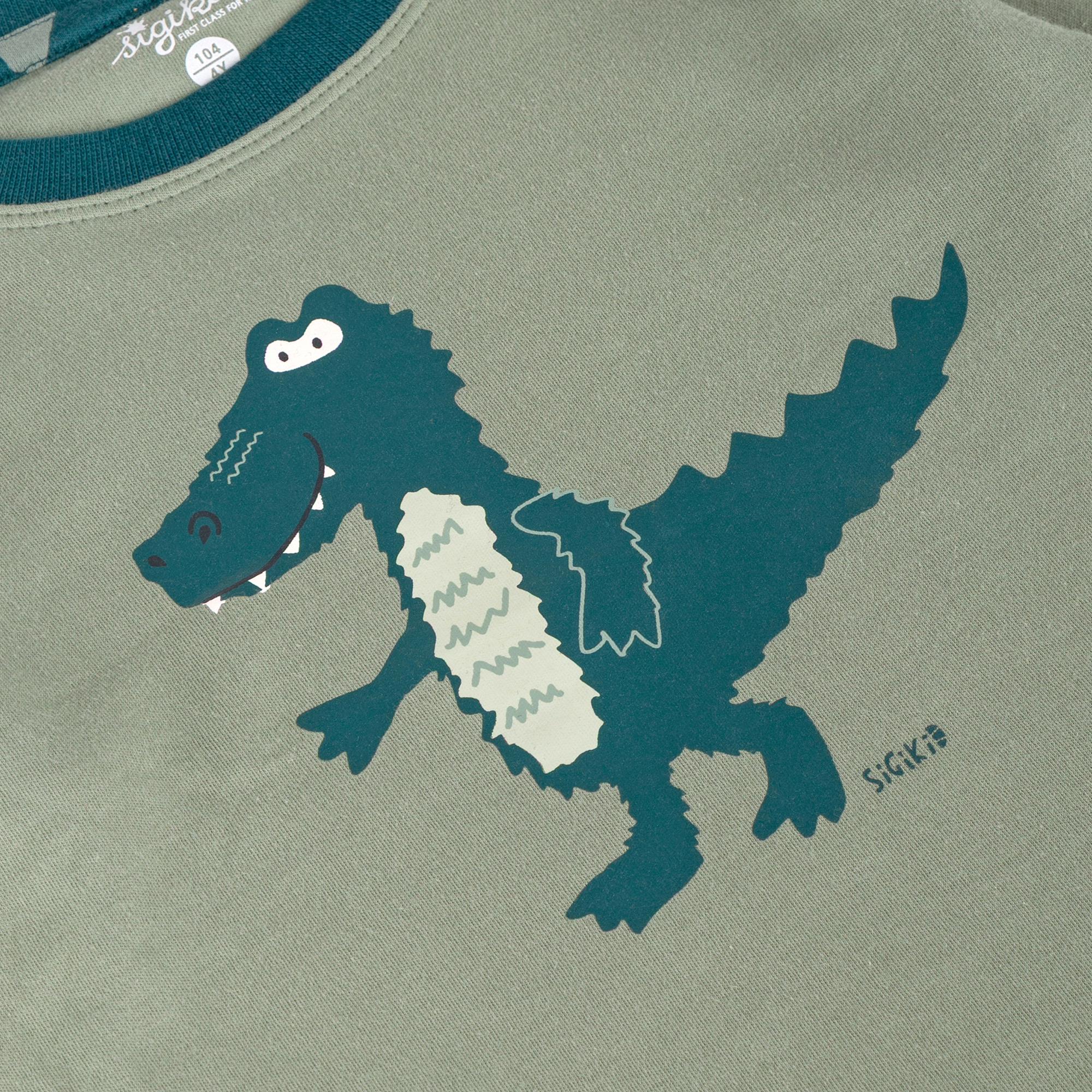 Kinder Pyjama Krokodil, grün Kinder Pyjama Krokodil, grün