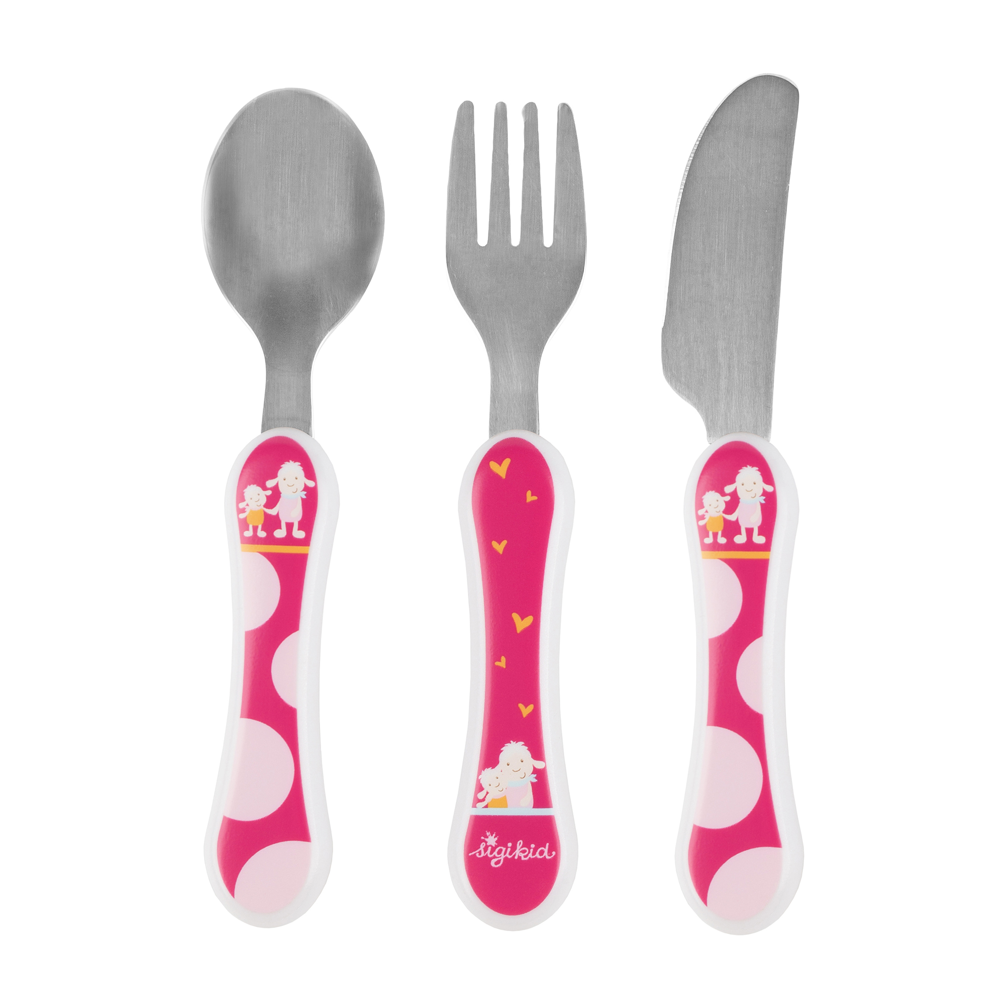 Kinder Besteck Set Schaf Schnuggi, Messer, Gabel, Löffel Kinder Besteck Set Schaf Schnuggi, Messer, Gabel, Löffel