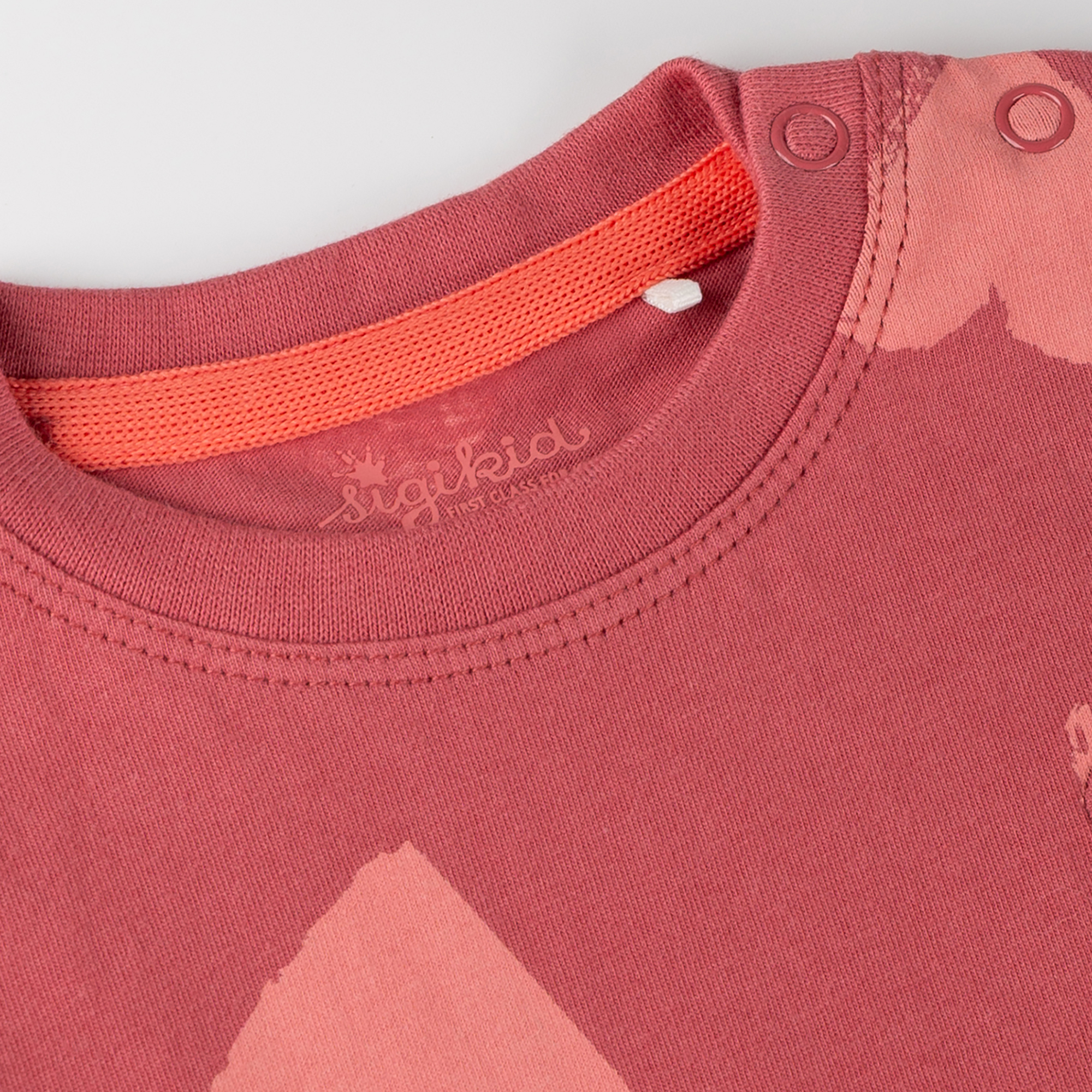 Baby Kleid mit Herzchen Print, rosarot