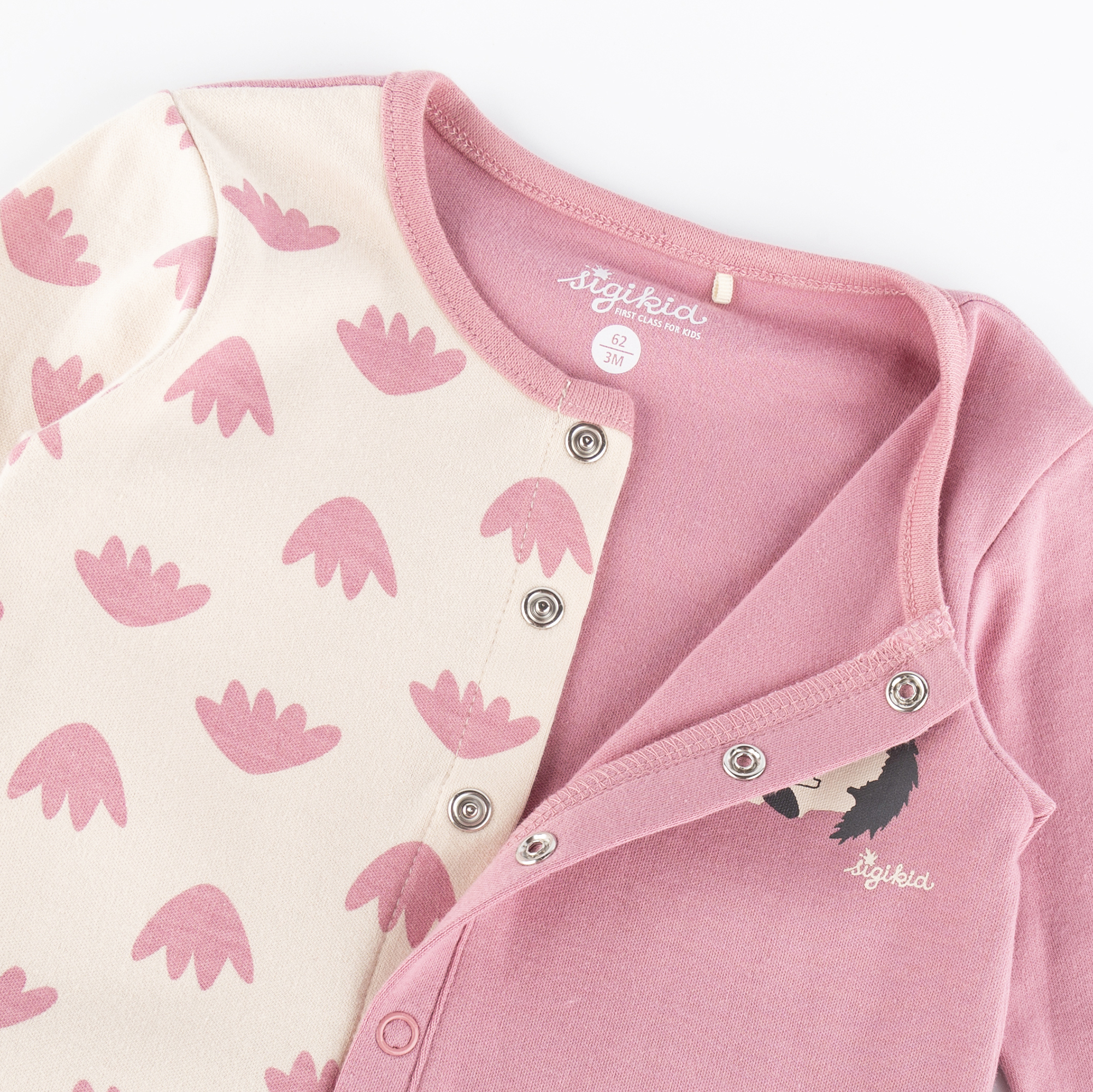 Baby Schlaf Overall Pony, rosa-weiß Baby Schlaf Overall Pony, rosa-weiß