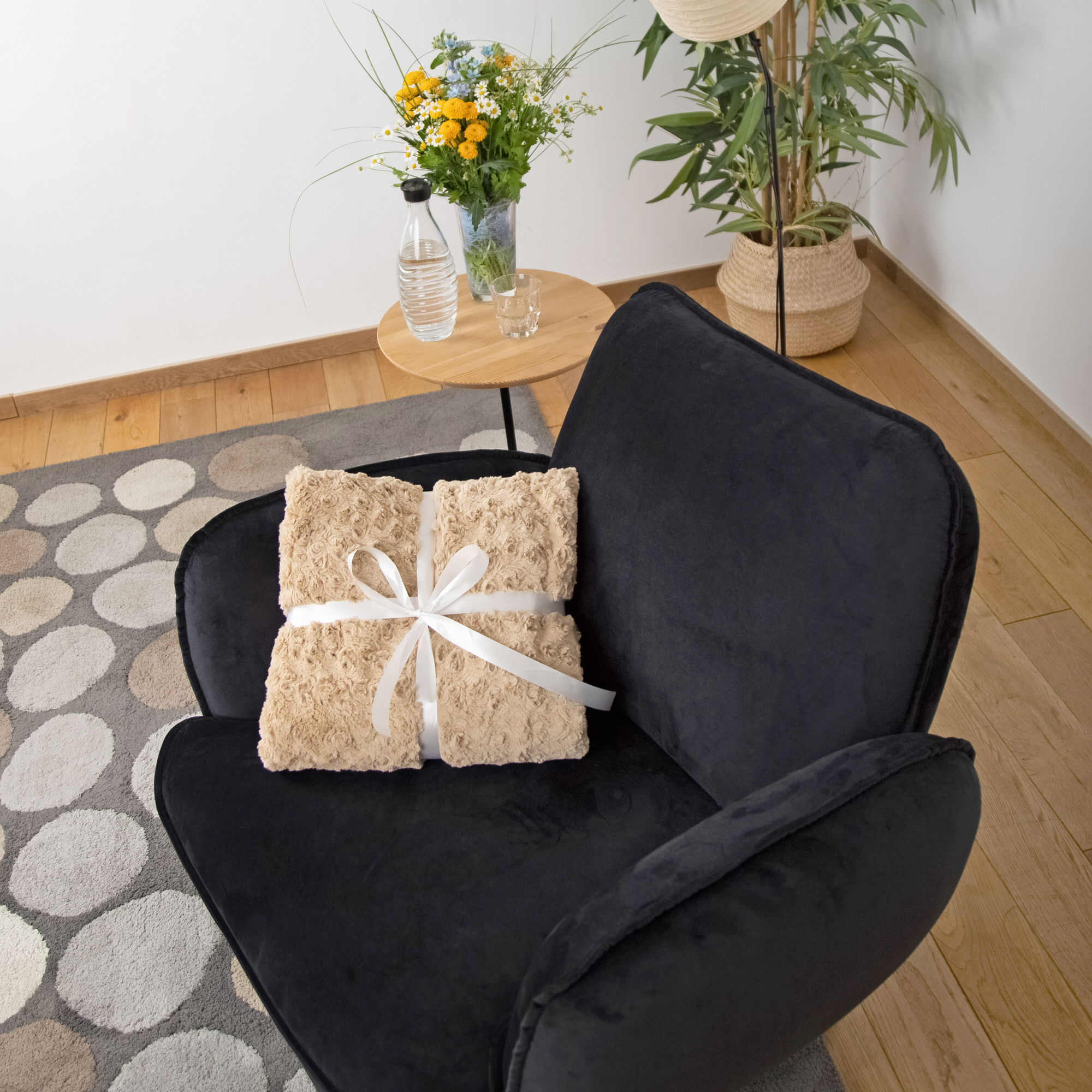 Beasts Kuscheldecke Plüsch, beige meliert Beasts Kuscheldecke Plüsch, beige meliert