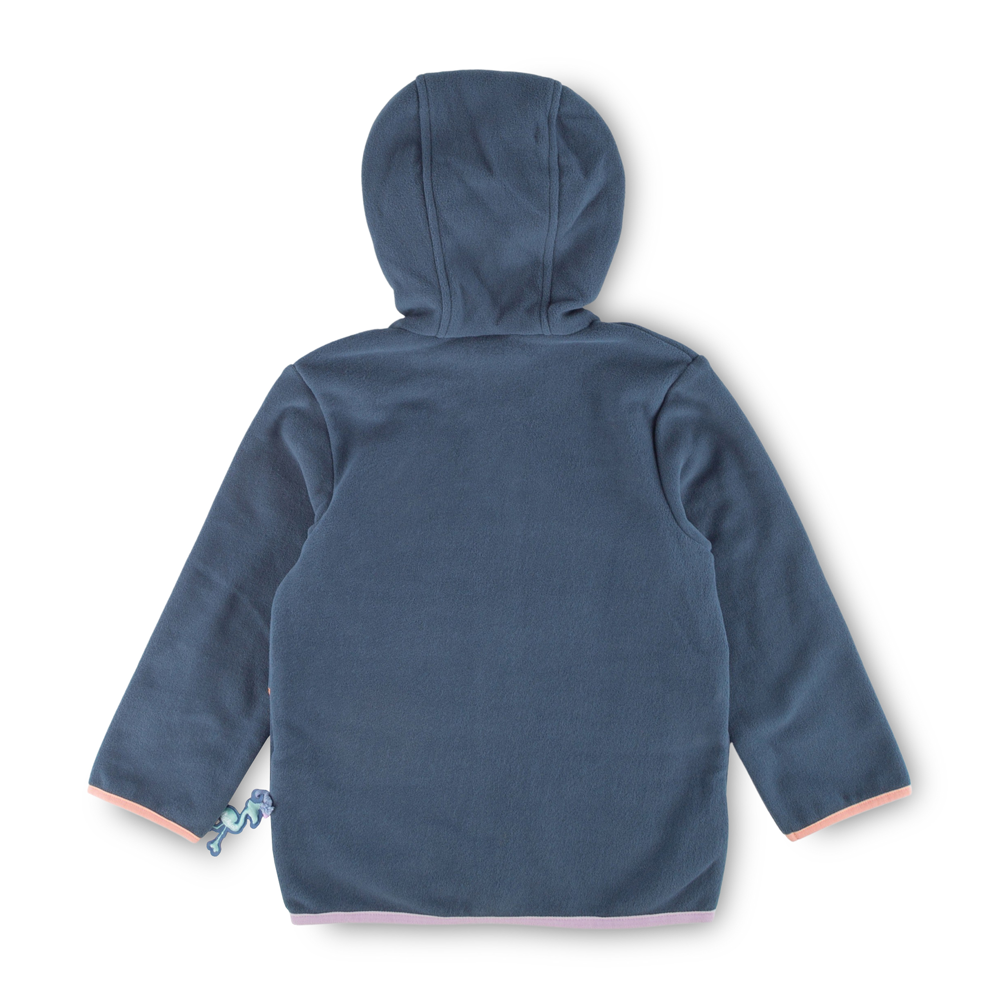 Dunkelblaue Kinder Fleecejacke Wild Flamingo Dunkelblaue Kinder Fleecejacke Wild Flamingo