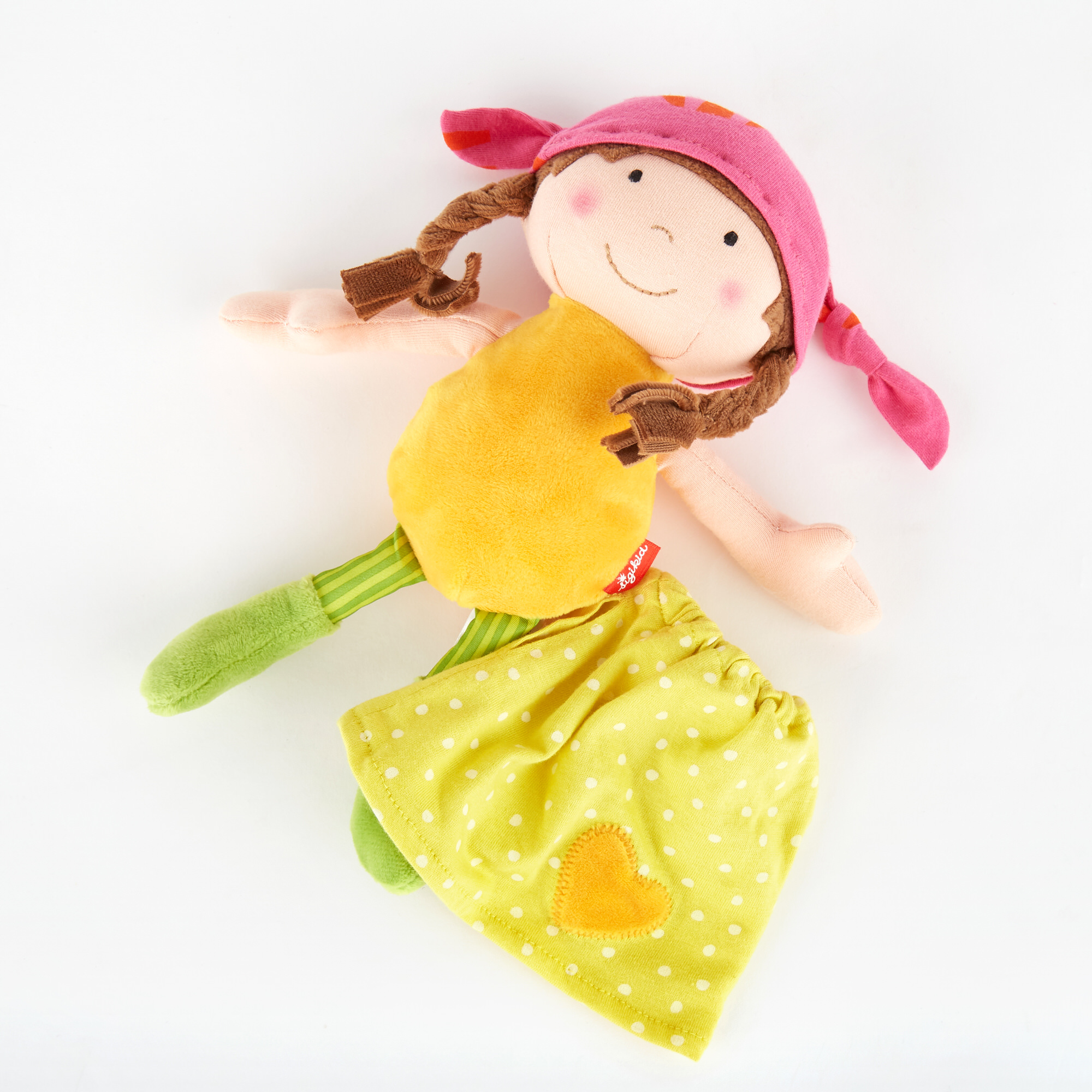 Stoffpuppe Brenda Bilipup, gelb Stoffpuppe Brenda Bilipup, gelb