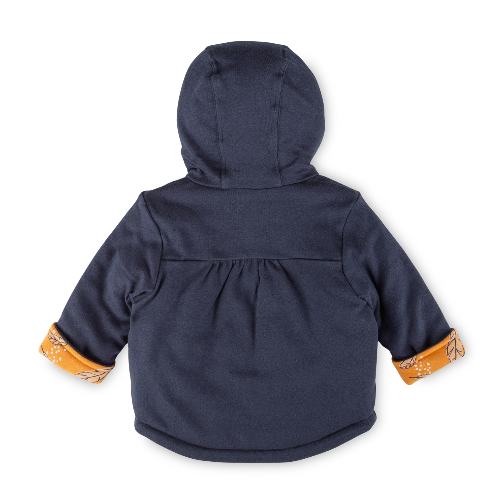 Baby Wendejacke wattiert Magic Owl, dunkelblau oder gelb