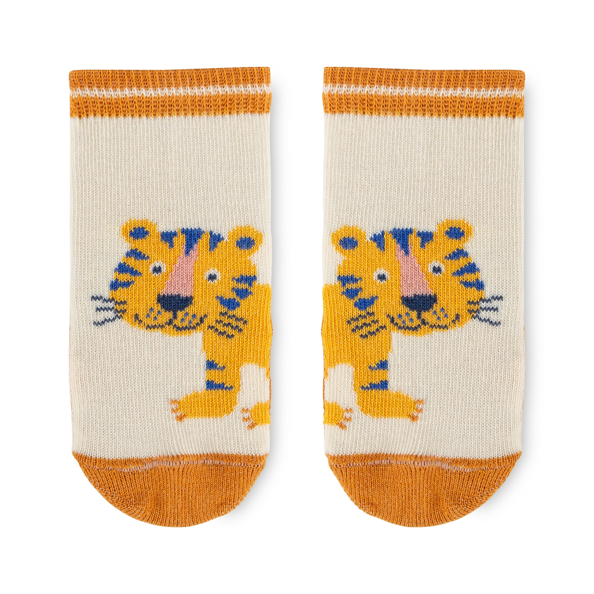 Baby 3 er Sockenset Löwe & Tiger