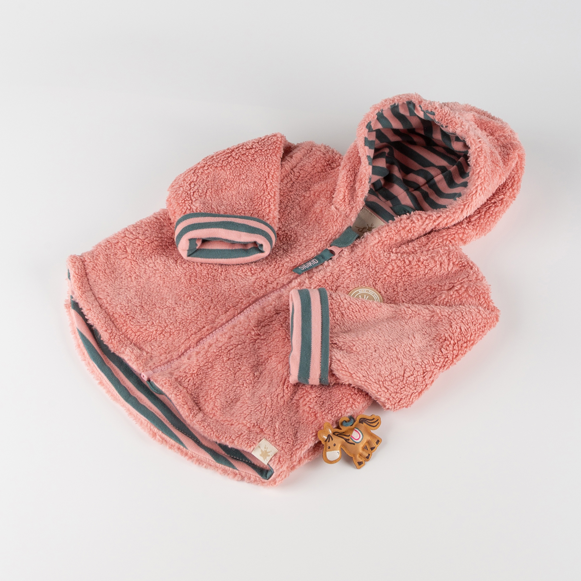 Baby Teddyjacke Pony Love, rosa