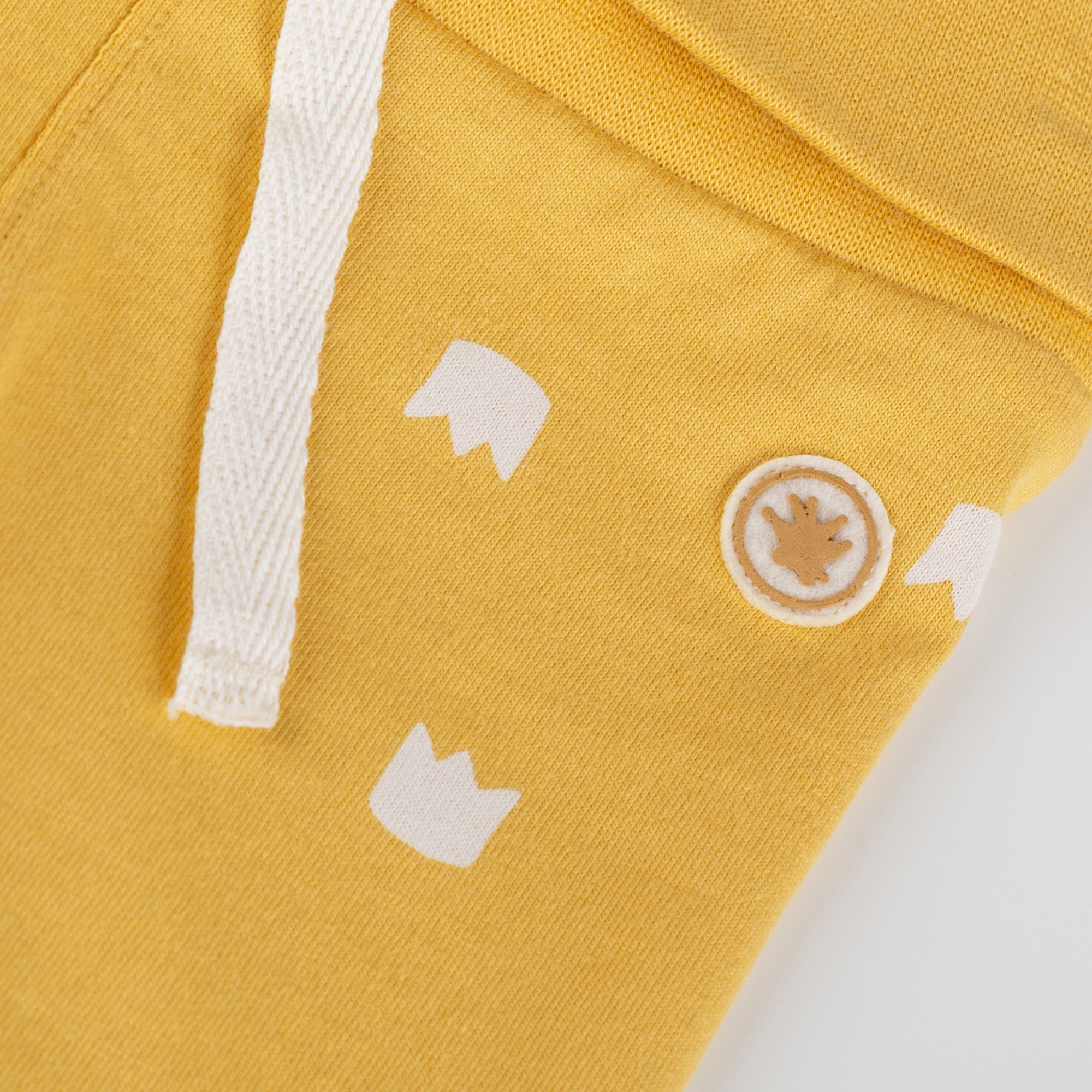 Newborn baby leggings, yellow