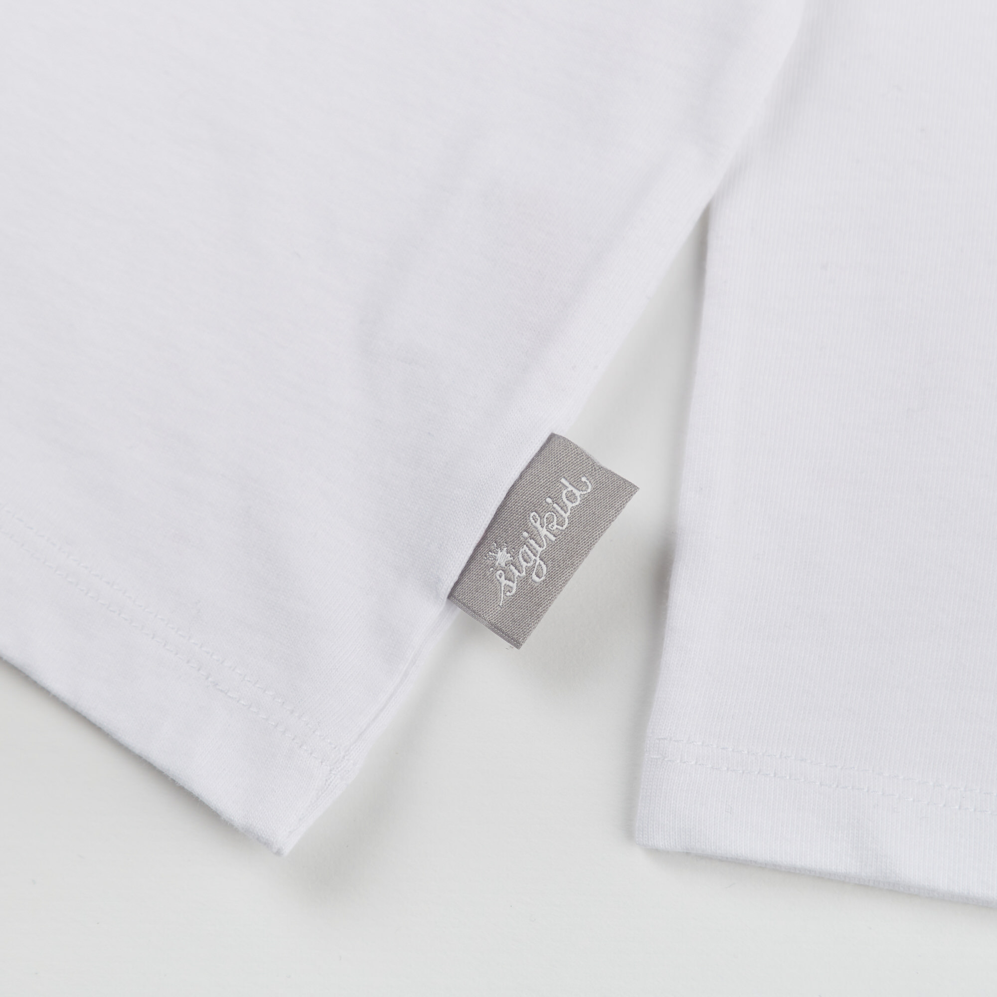 Kinder Langarmshirt im 2er Pack, weiß Kinder Langarmshirt im 2er Pack, weiß