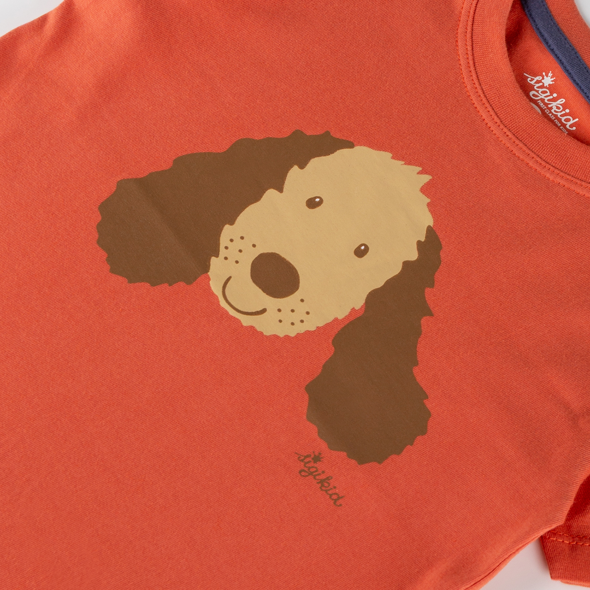Kinder Pyjama Hund, rot/blau